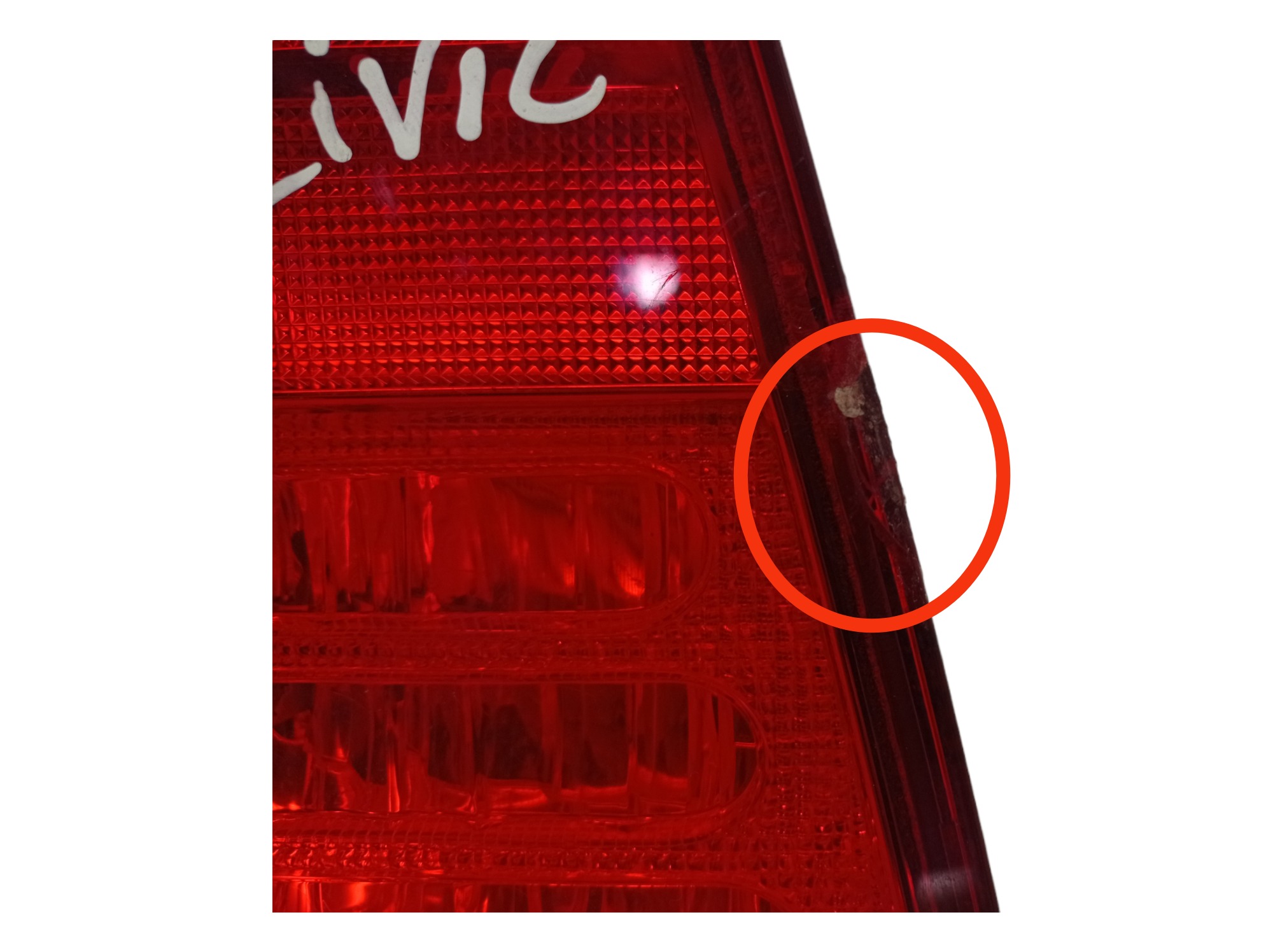 Lanterna Esquerda Tampa Traseira Honda New Civic 2010  – Esquerdo – Vermelho 6