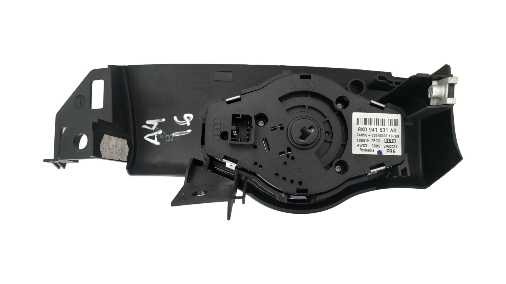 Botao Regulagem Farol Audi A4 Tfsi 1.8 Gas Automatico 2016 2