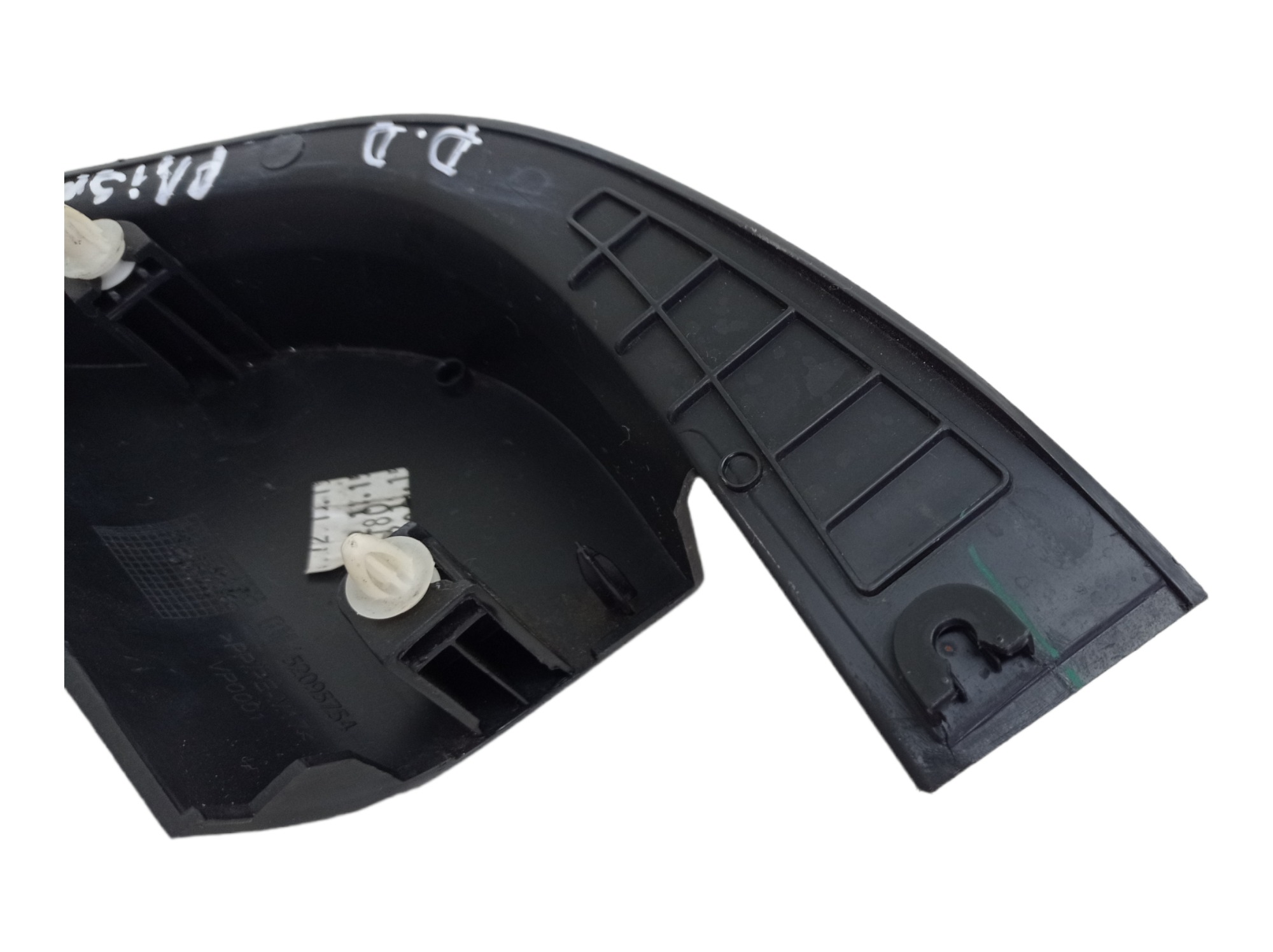Acabamento Interno Retrovisor Direito Chevrolet Prisma 2016 Preto 5