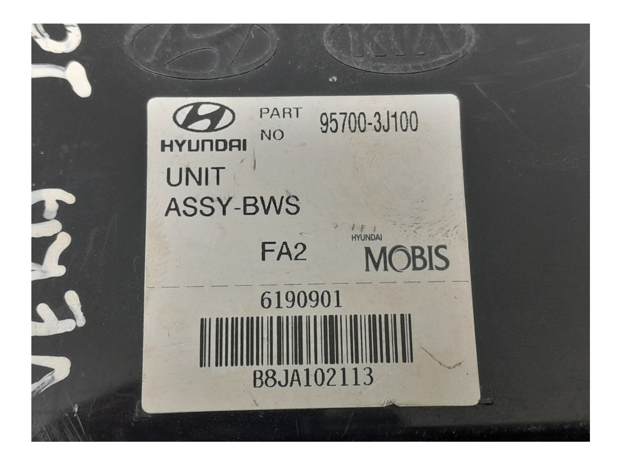 Modulo Sensor Estacionamento Hyundai Vera Cruz 3.8 V6 2010 Preto 6