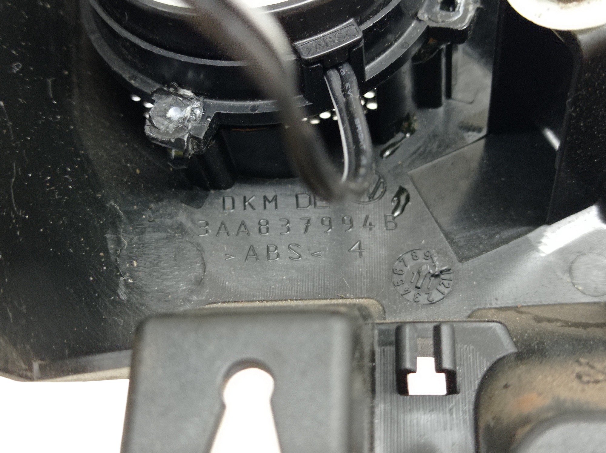 Acabamento Interno Retrovisor Direito Volkswagen Passat 2012 7