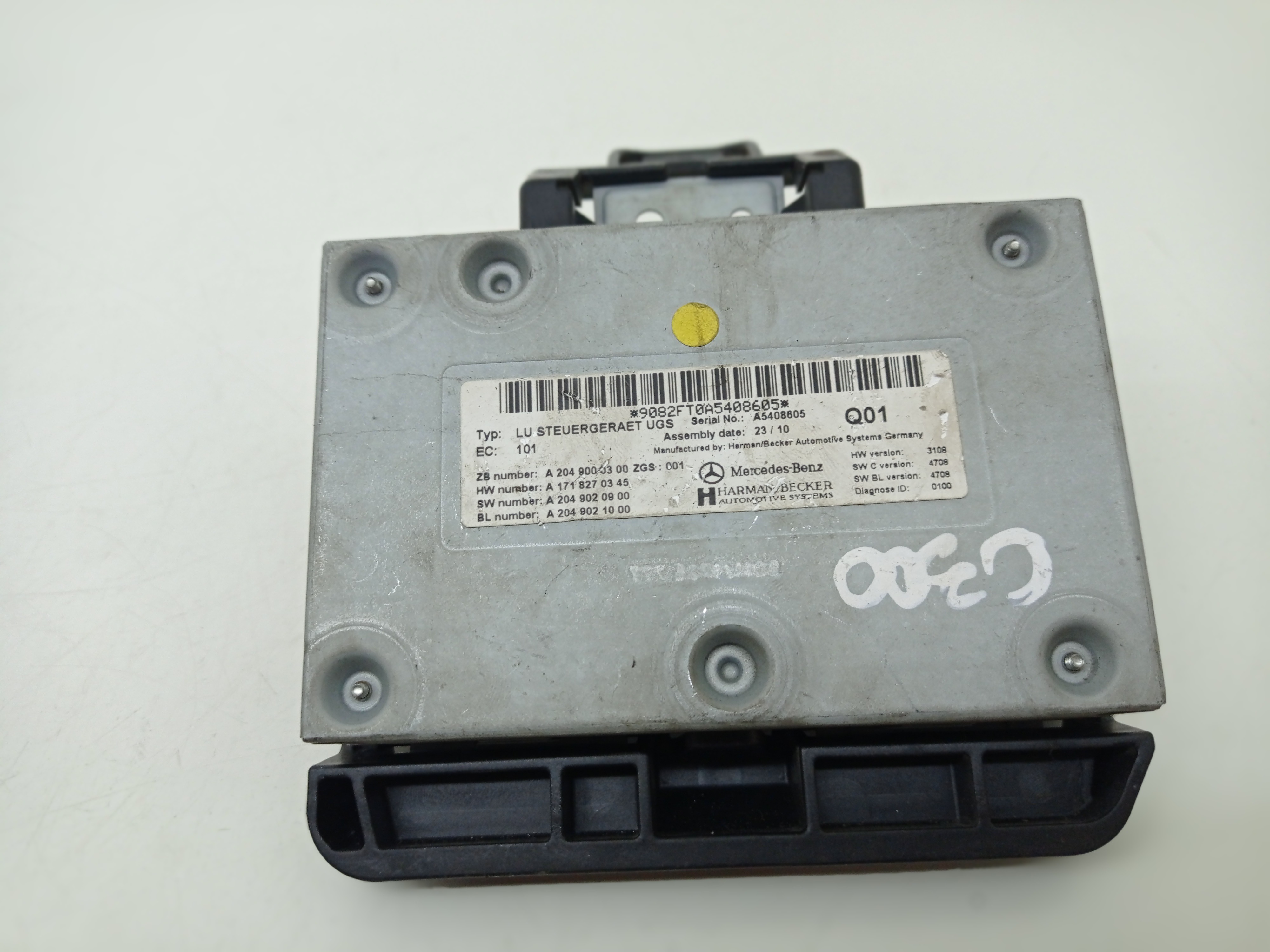 Modulo Controle Interface Mercedes C300 2011 1