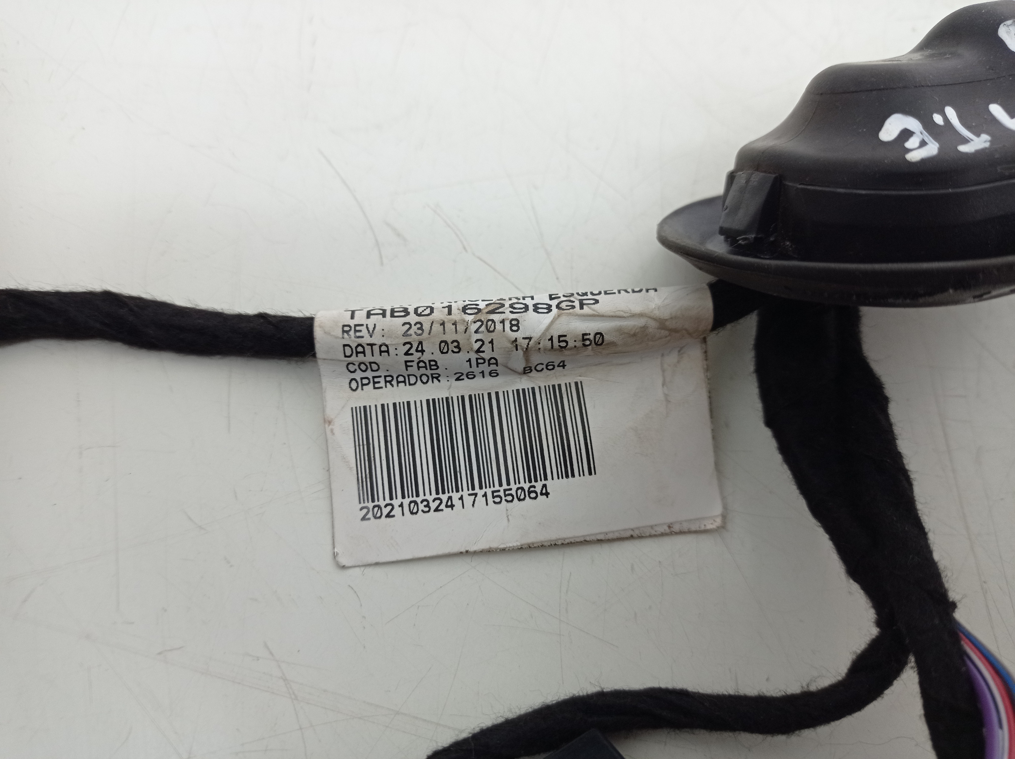 Chicote Porta Traseira Esquerda Volkswagen Nivus Tsi 2021 8