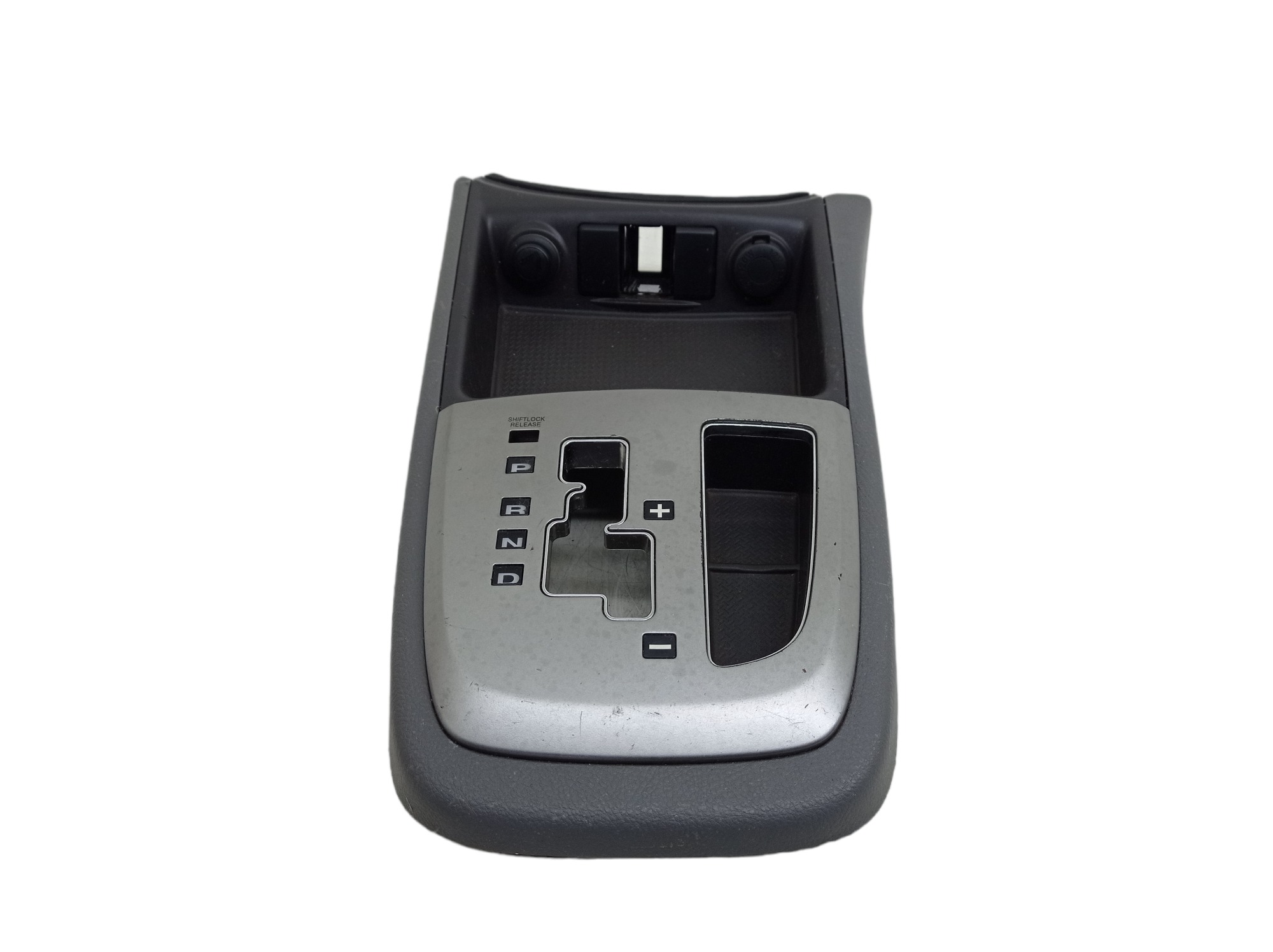 Moldura Trambulador Automatico Hyundai Santa Fe 2011 Cinza 4