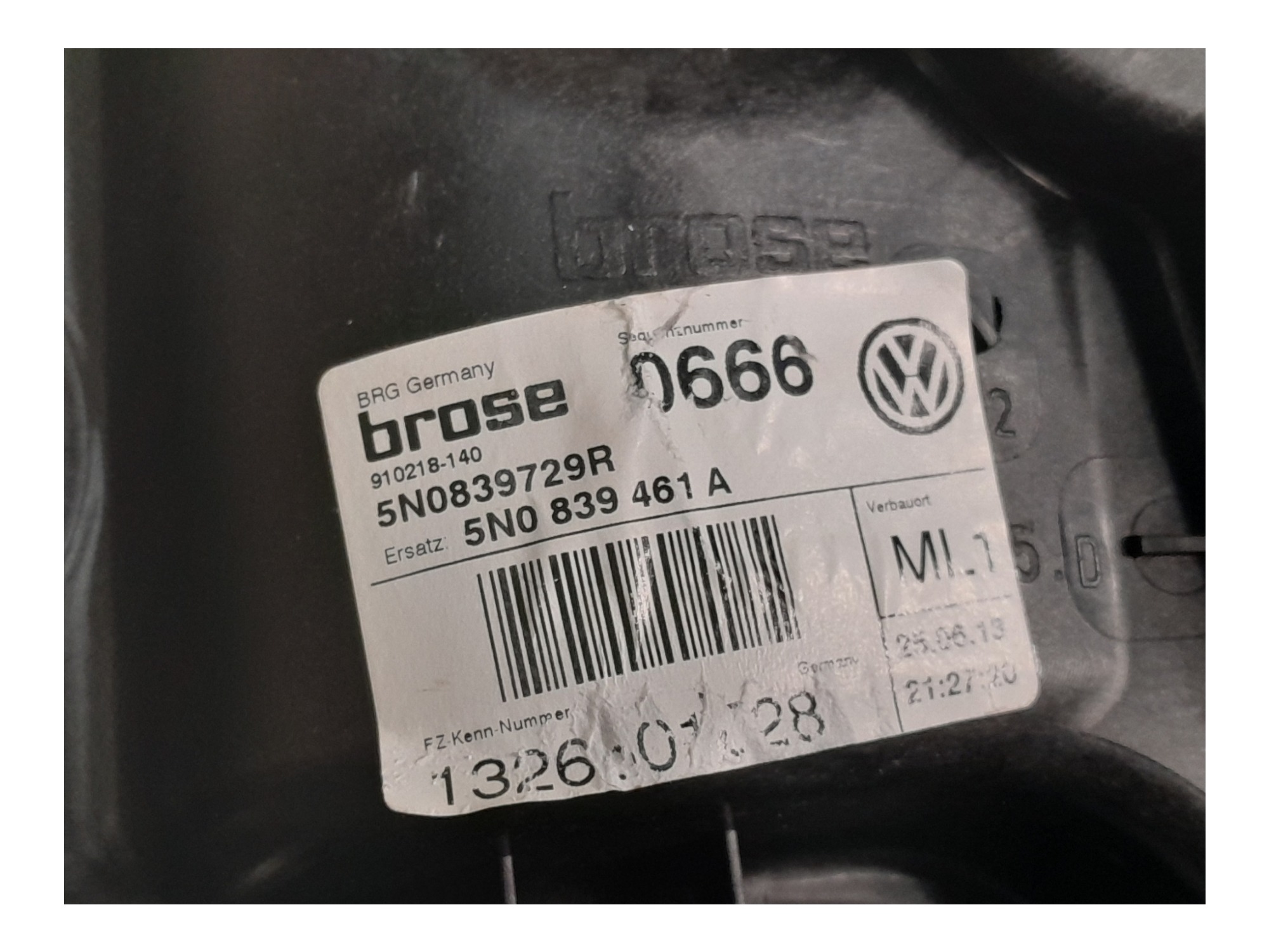 Maquina Vidro Traseira Esquerda Volkswagen Tiguan Tsi 2014 6