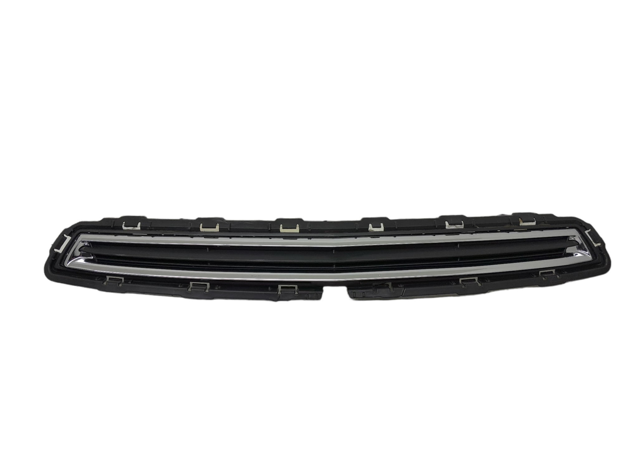 Grade Parachoque Dianteiro Superior Chevrolet Onix 2015 Cromado Plástico