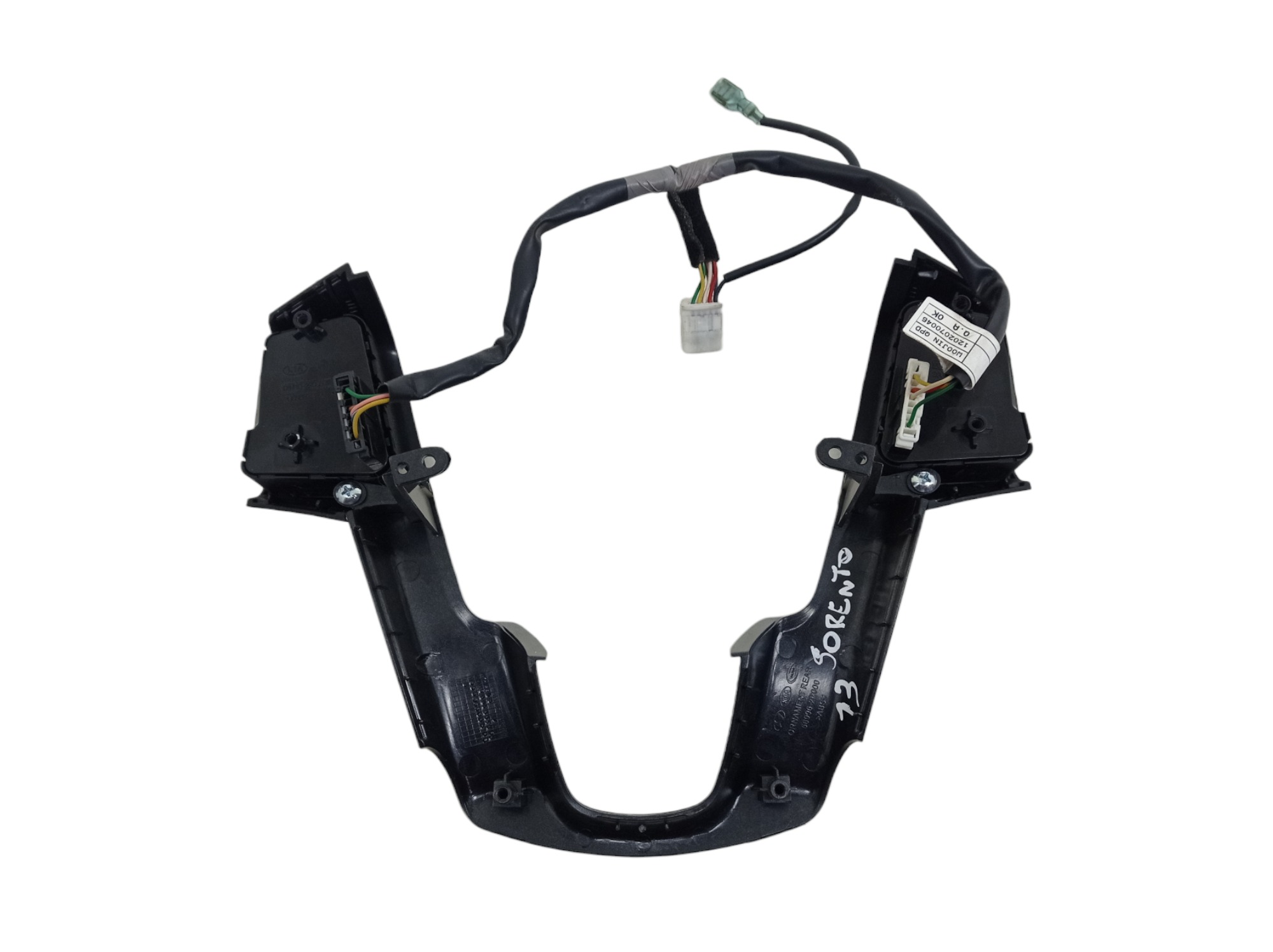 Moldura Acabamento Volante Controle Som Kia Sorento 2013 4
