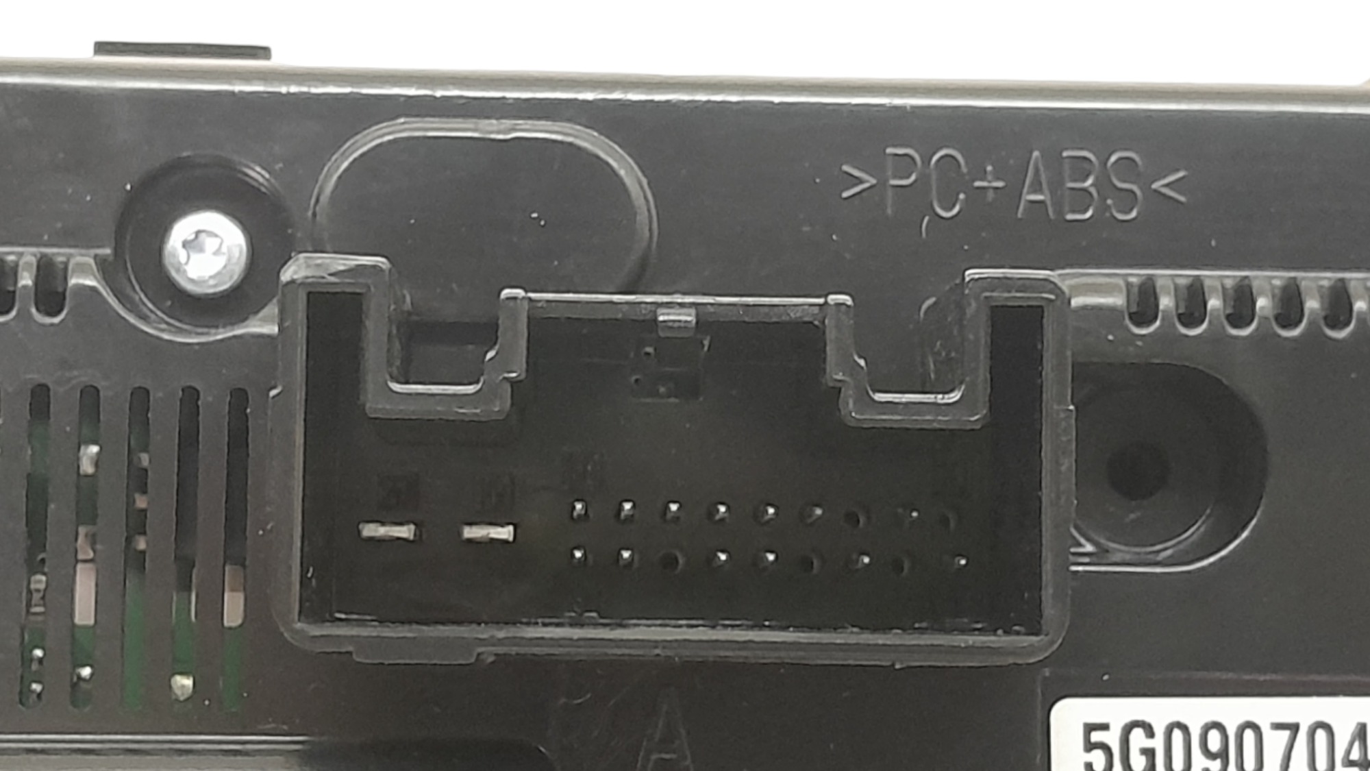 Botao Controle Ar Condicionado Volkswagen Passat 2.0 2018 Preto 7
