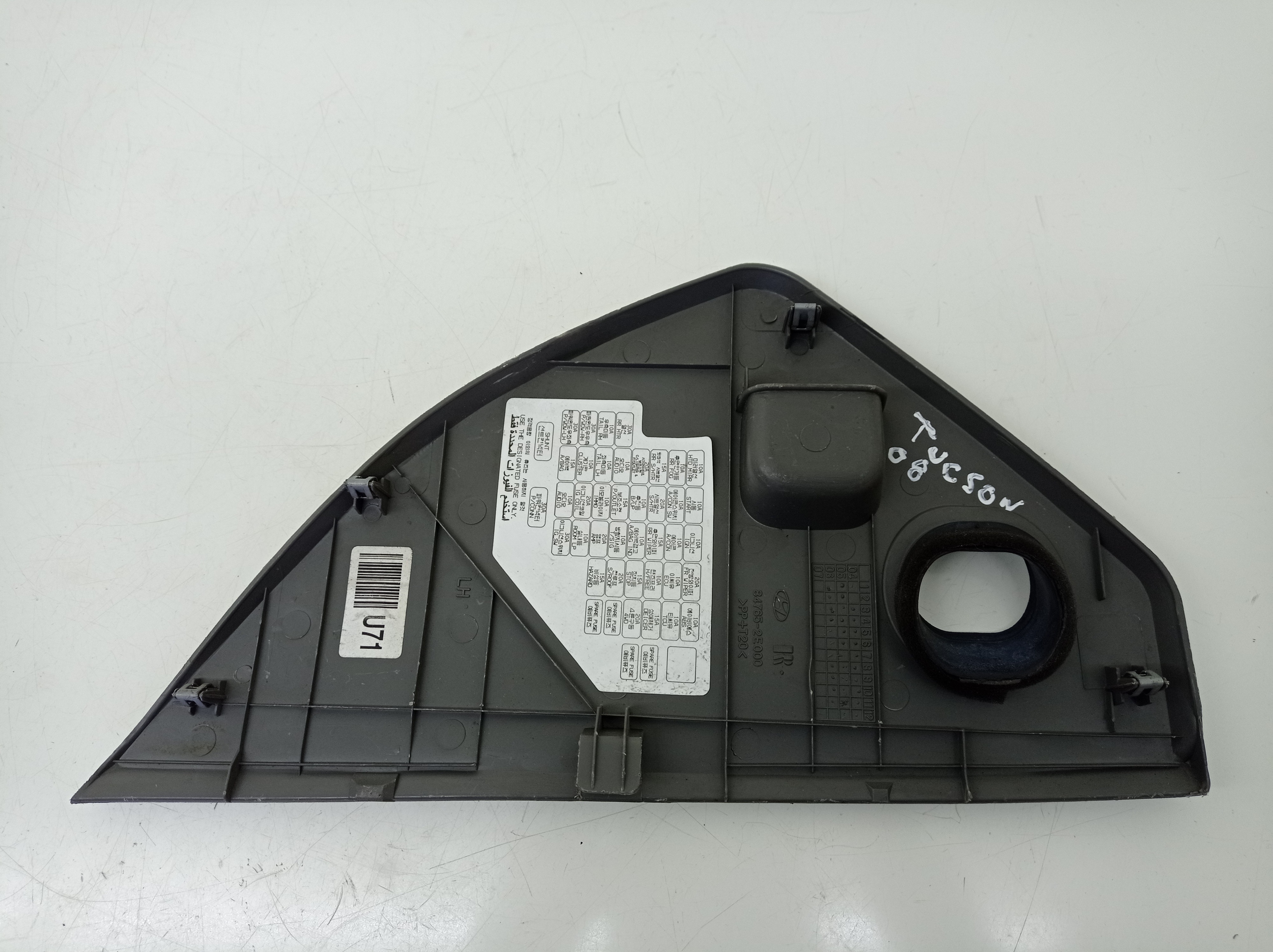 Acabamento Esquerdo Painel Hyundai Tucson 2008 3