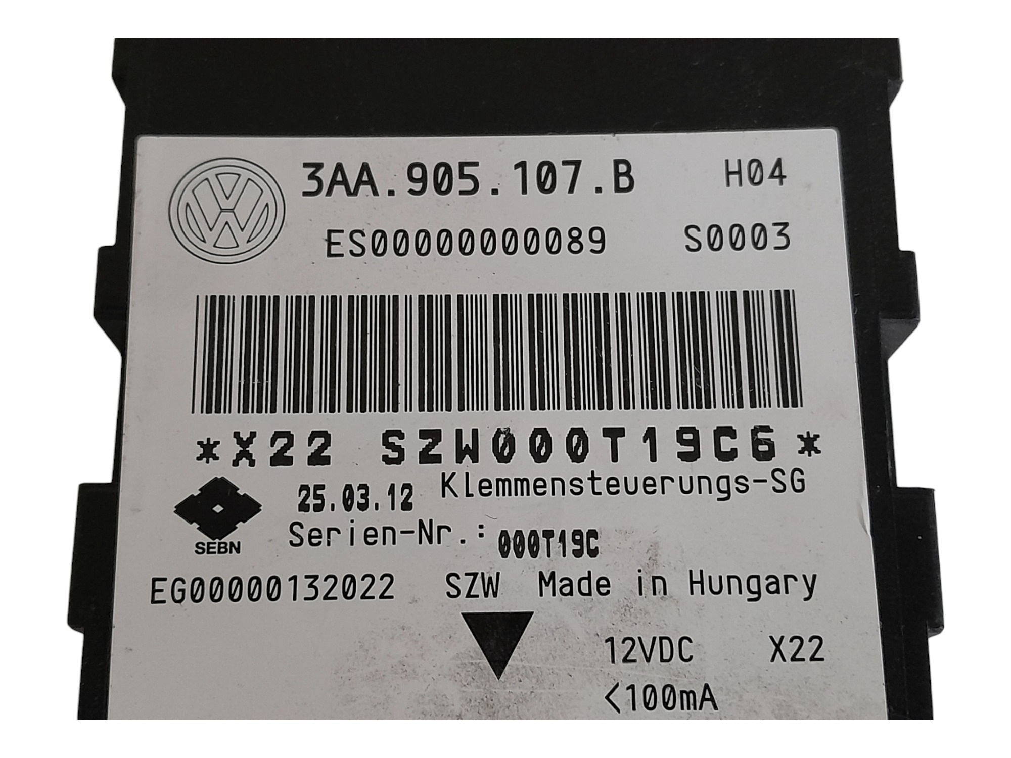 Modulo De Ignicao Volkswagen Passat Variant Tsi 2.0 16v 2012 6