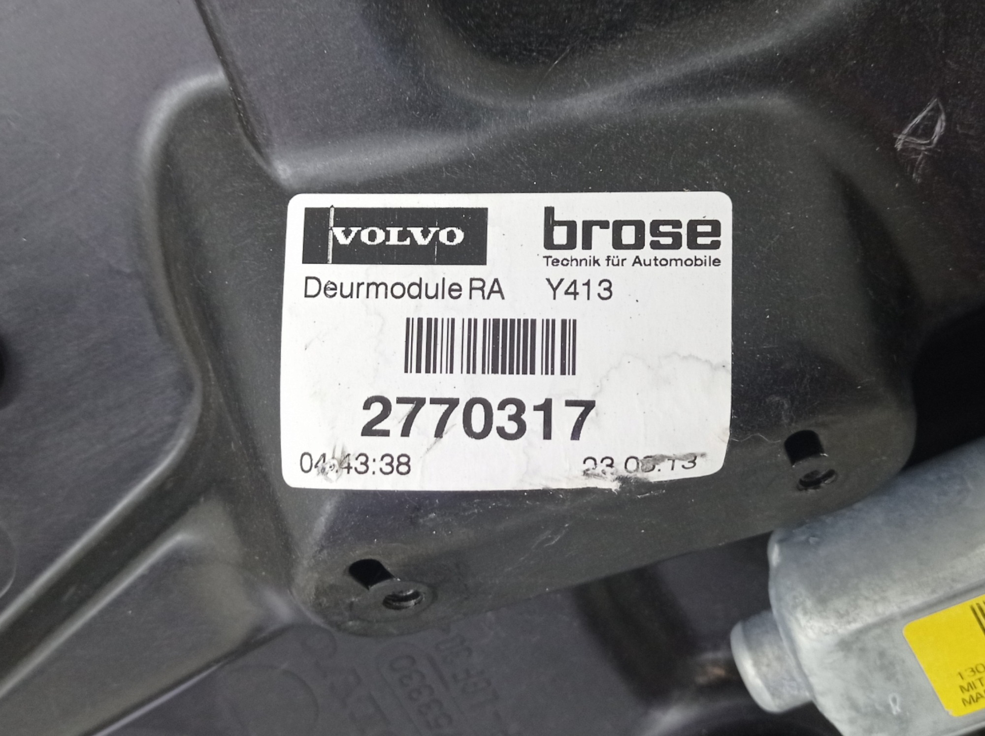 Maquina Vidro Traseira Direita Volvo Xc60 T5 2014 6