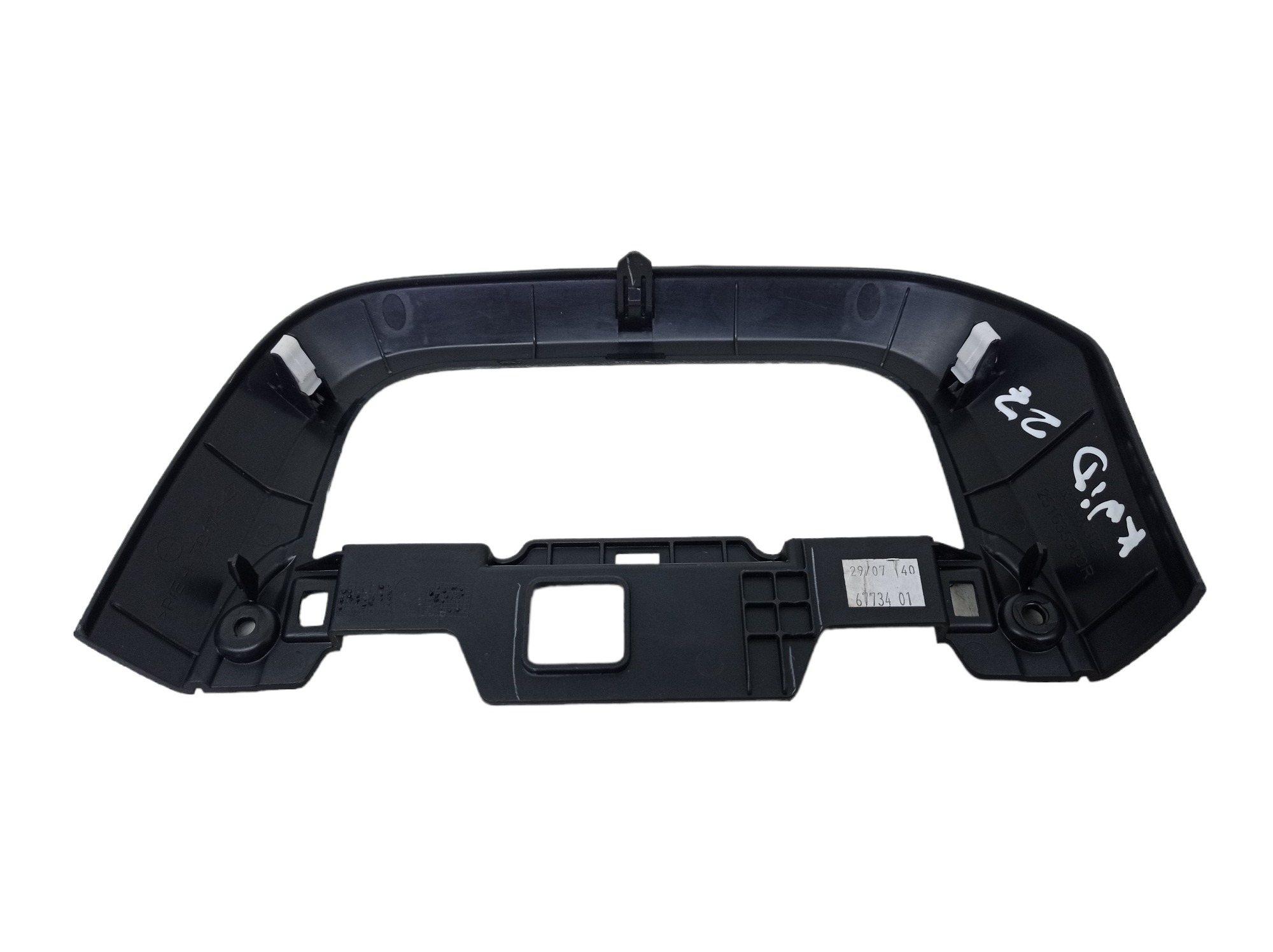 Moldura Controle De Ar Renault Kwid 2022 6