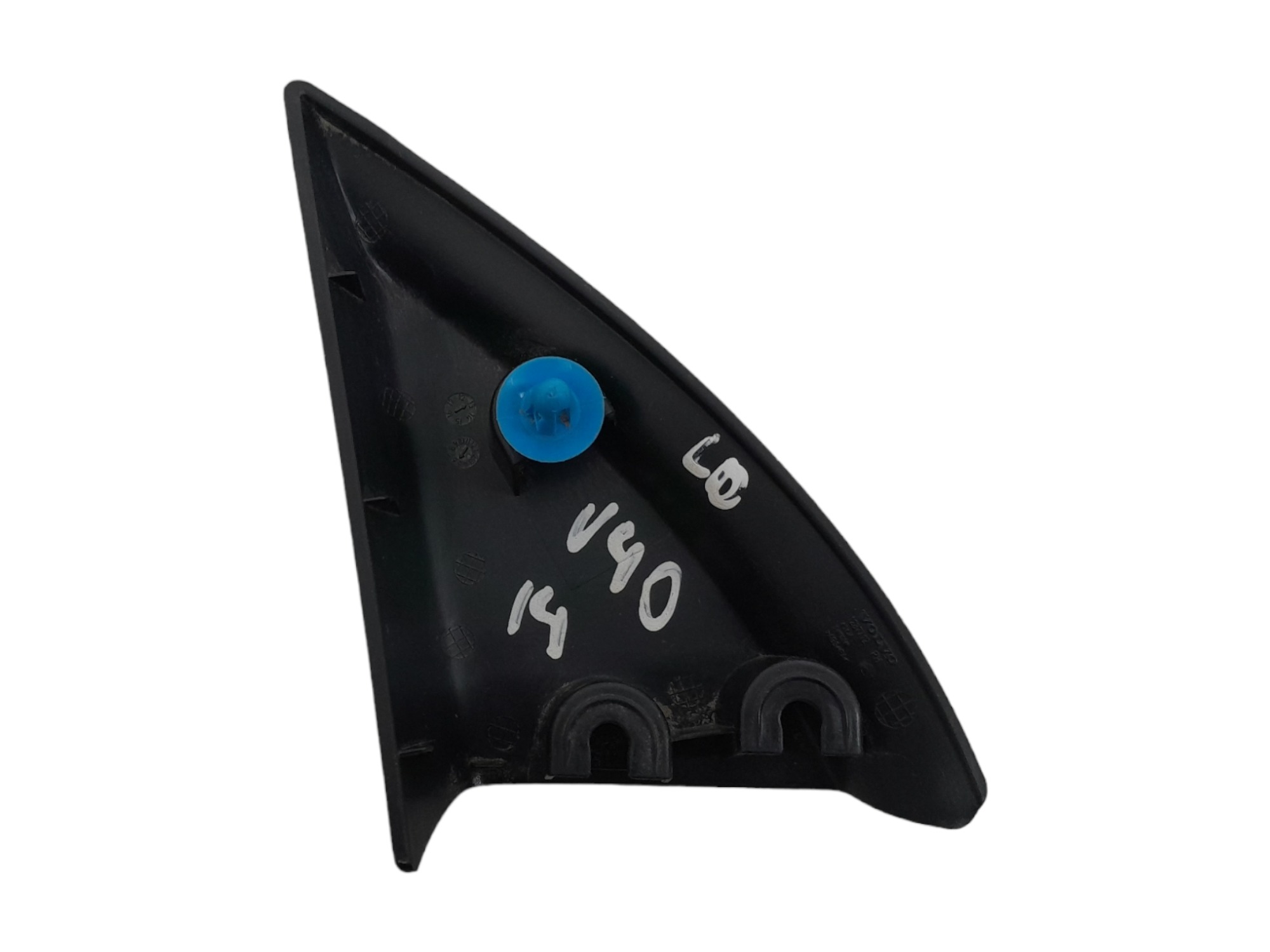 Acabamento Interno Retrovisor Direito Volvo V40 T4 2014  Preto 3