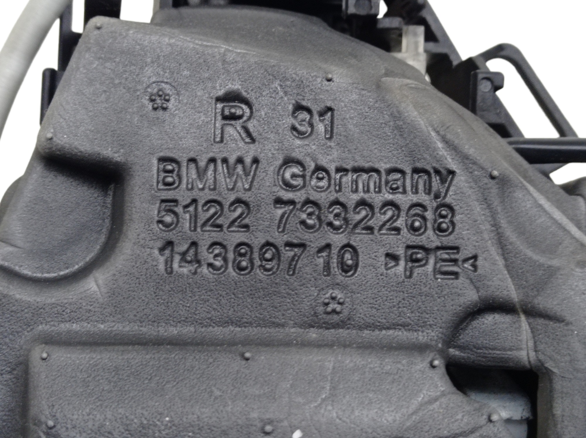 Maçaneta Externa Porta Traseira Direita Bmw 320i 2014 Preto 9