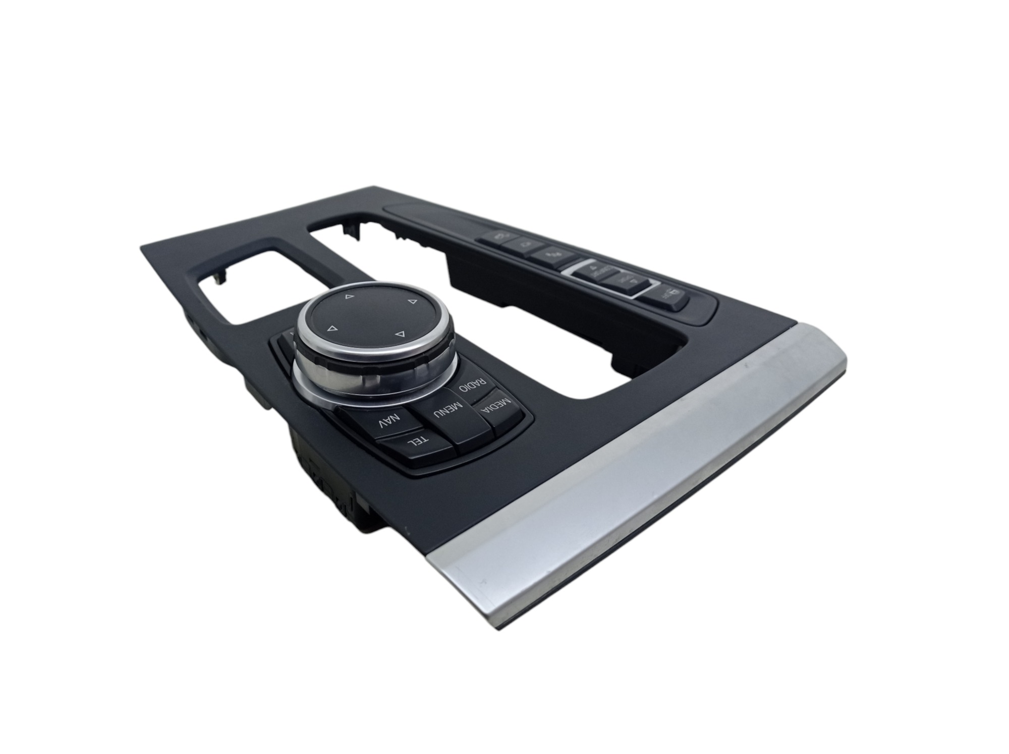 Moldura Console Com Botao Idrive Multimidia Bmw X5 2016 5