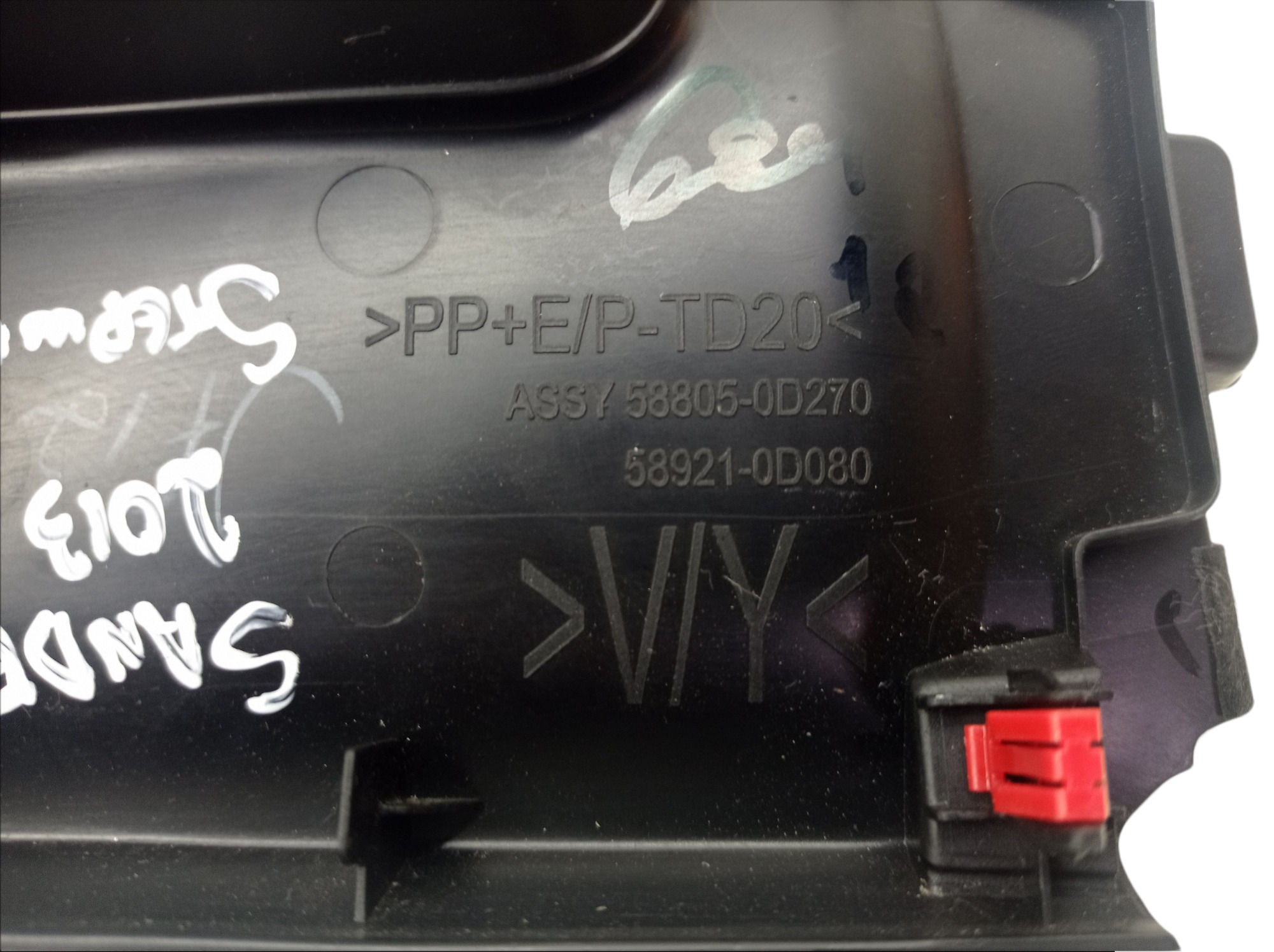 Acabamento Console Freio De Mao Renault Sandero Stepway 2013 8