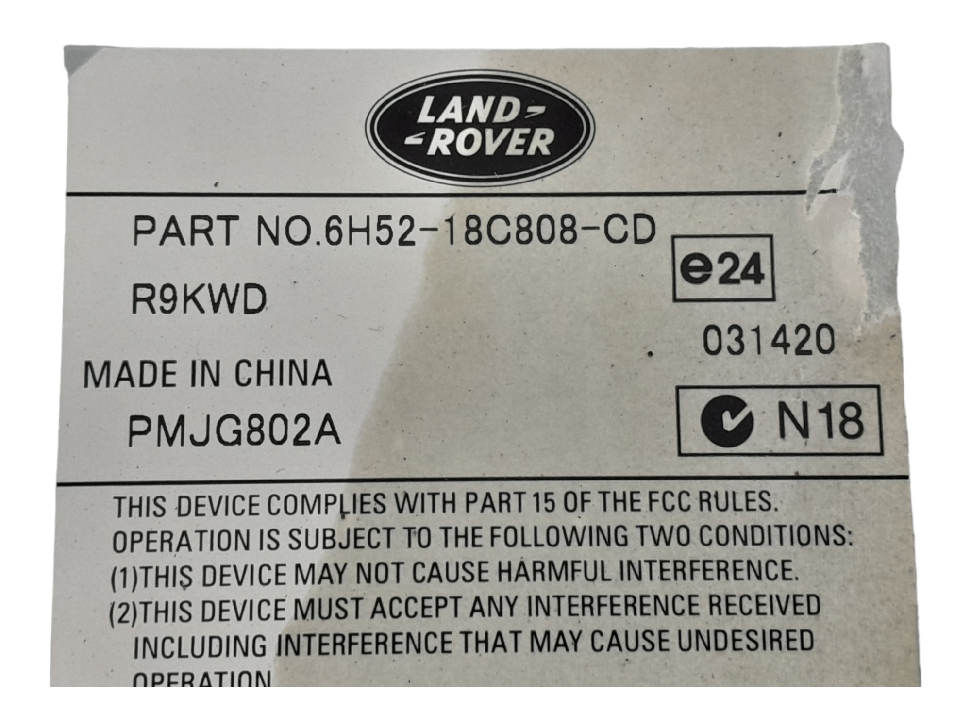 Modulo Som Amplificador Land Rover Freelander 2 2010 7