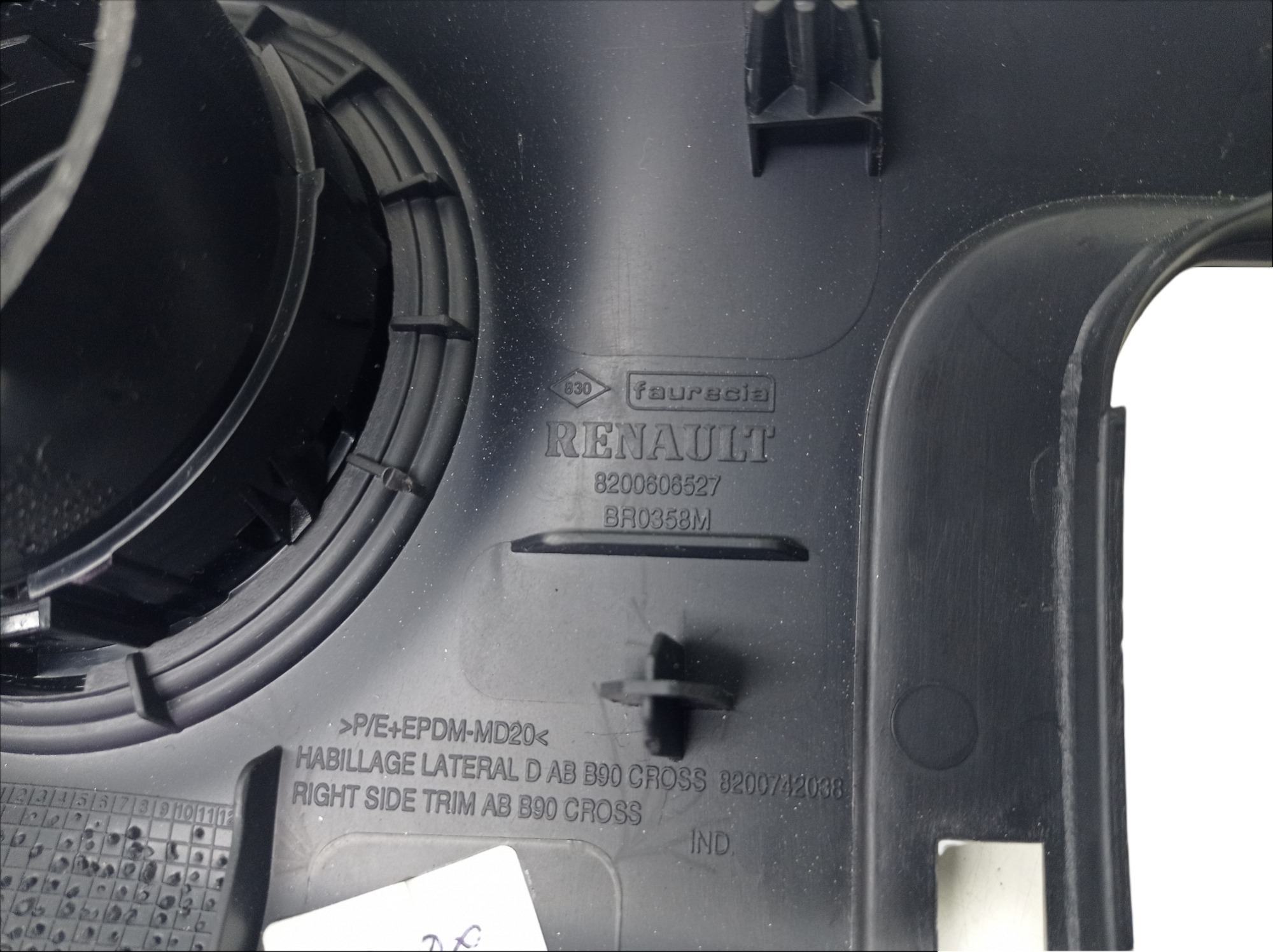 Moldura Painel Direita Difusor Renault Sandero Stepway 2013 7