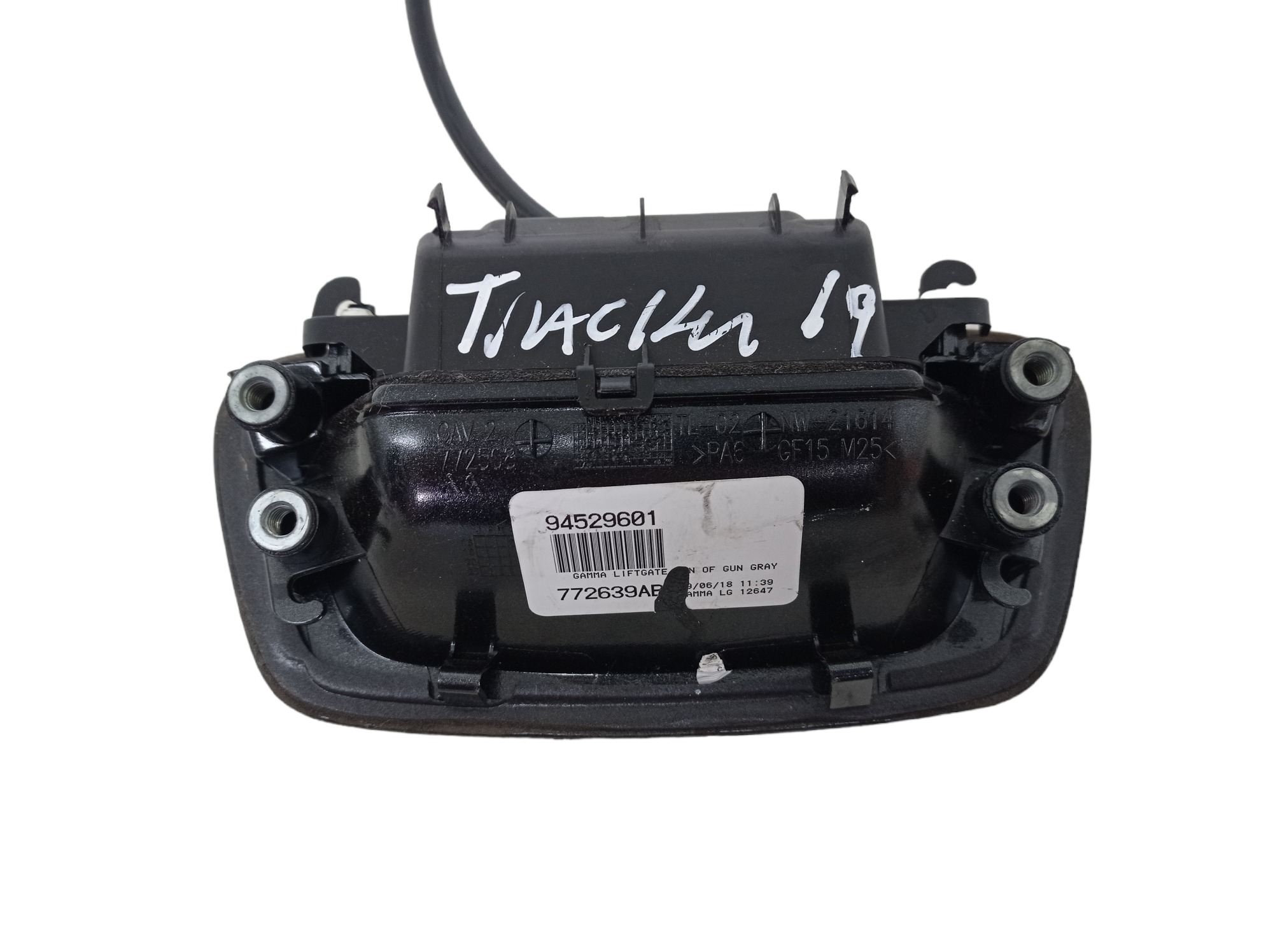 Maçaneta Externa Tampa Traseira Chevrolet Tracker 2019 Cinza 5