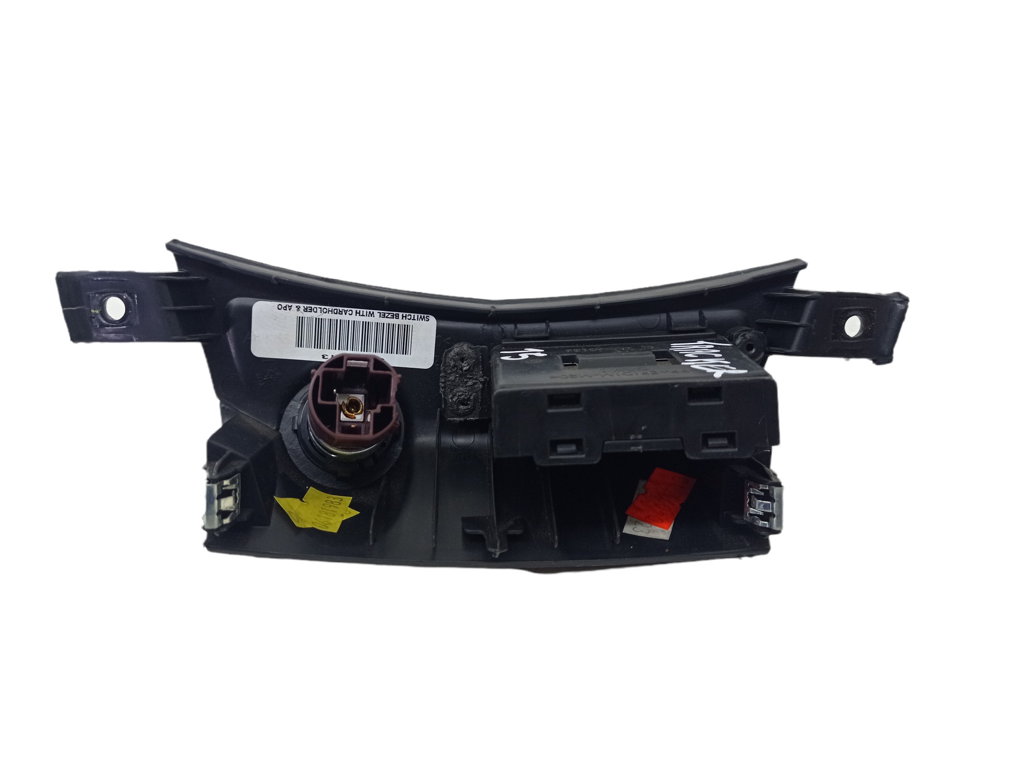 Moldura Acendedor Console Chevrolet Tracker 2014 Preto 6