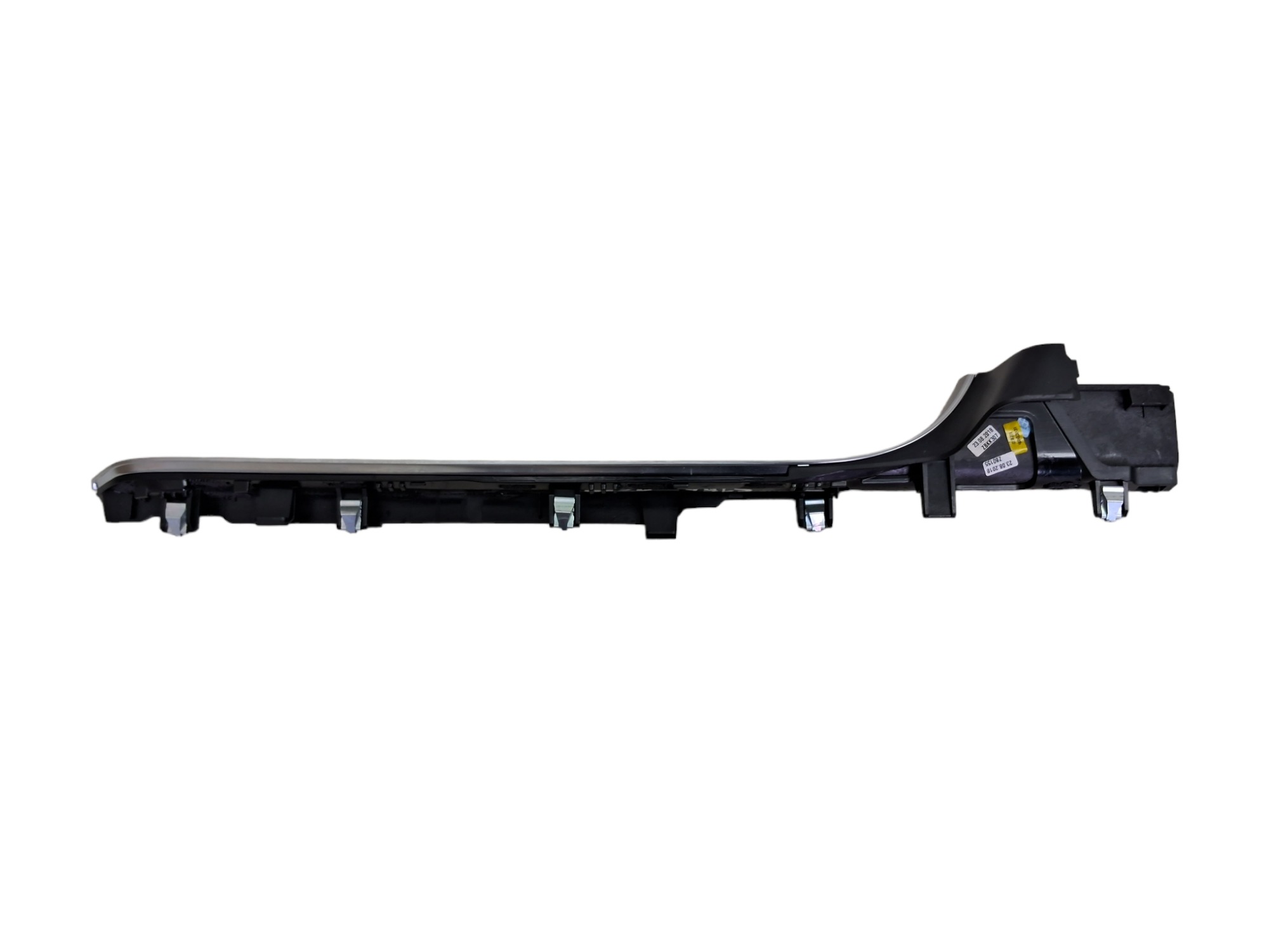 Moldura Central Painel Mercedes C180 2019 Aço Escovado 3