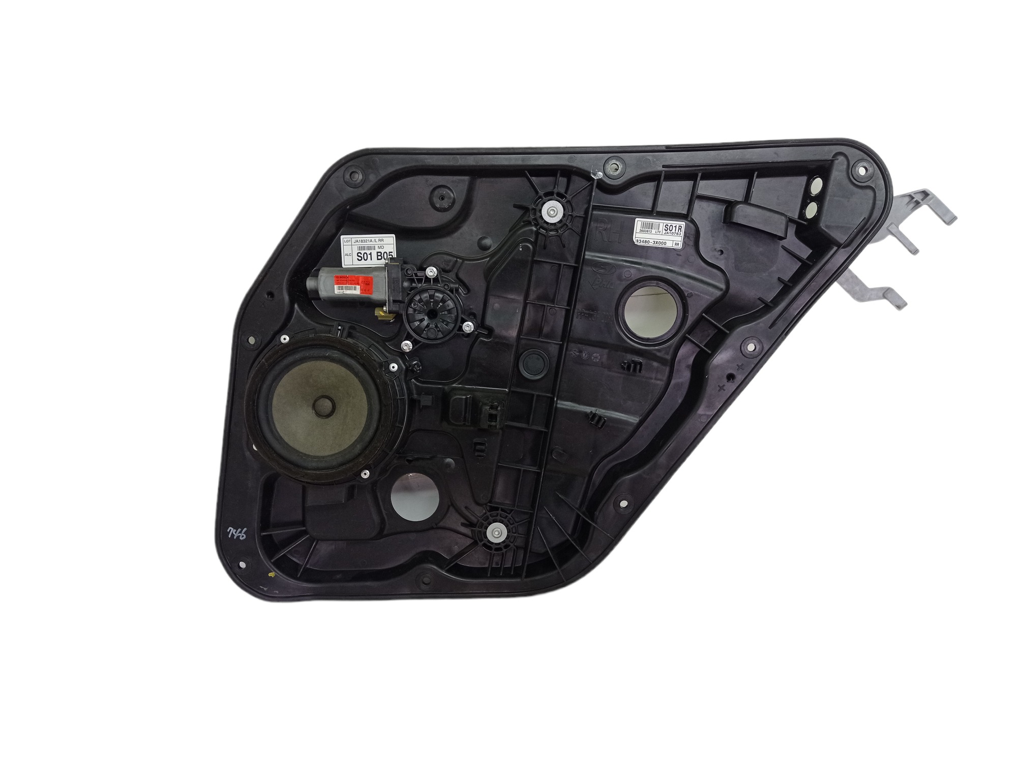 Maquina Vidro Traseira Direita Hyundai Elantra 2015 1