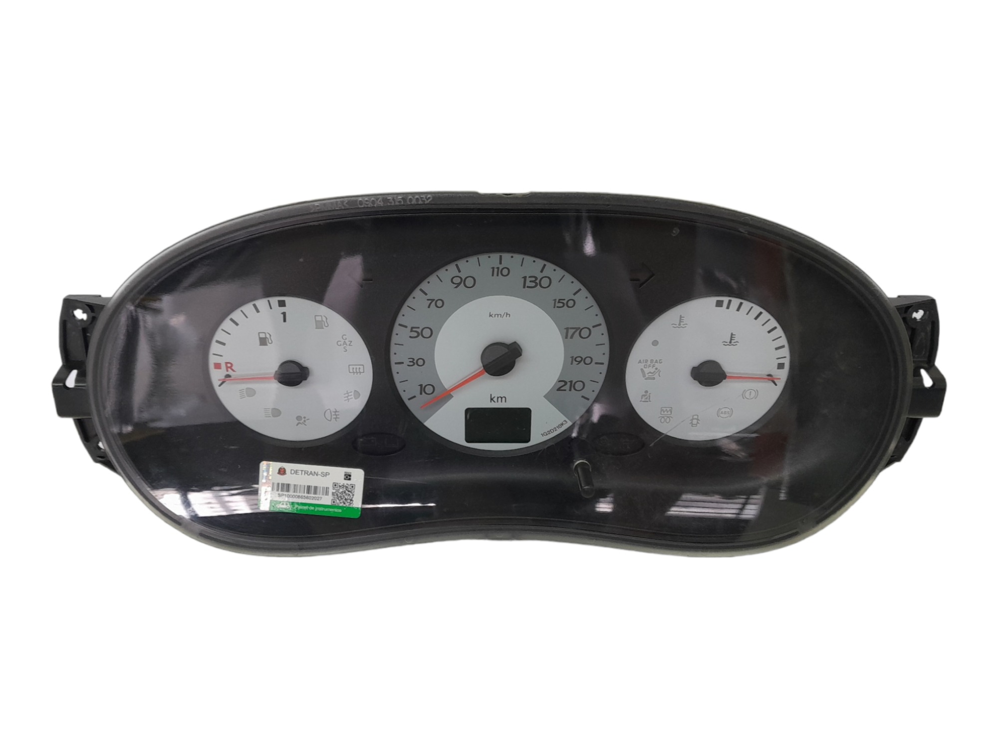 Painel De Instrumento Renault Clio 2008  Preto 1