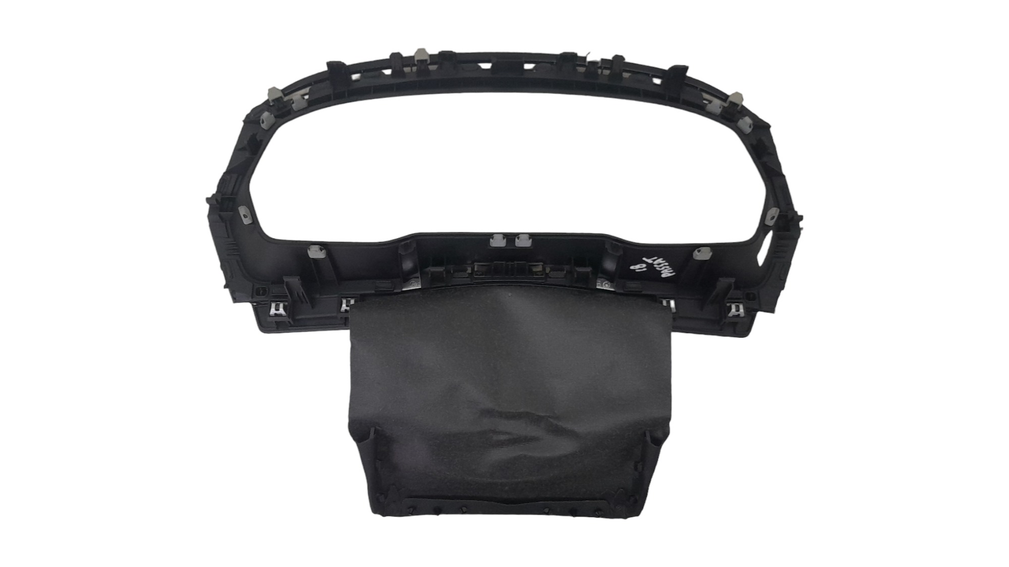 Moldura Painel Instrumentos Volkswagen Passat Highline 2018 Preto 2