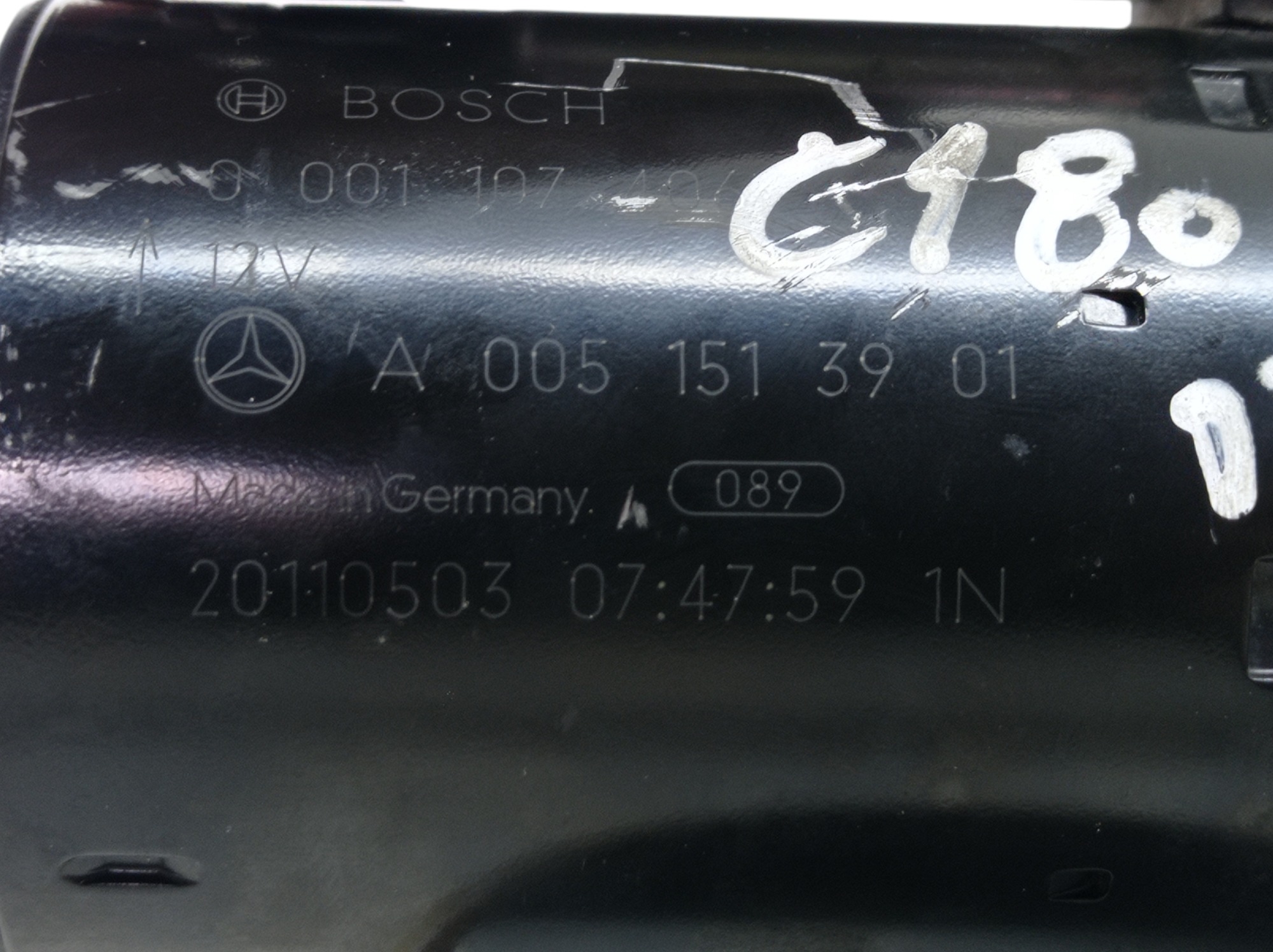 Motor Arranque Mercedes C180 Cgi 1.8 16v Turbo Gasolina 2012 9