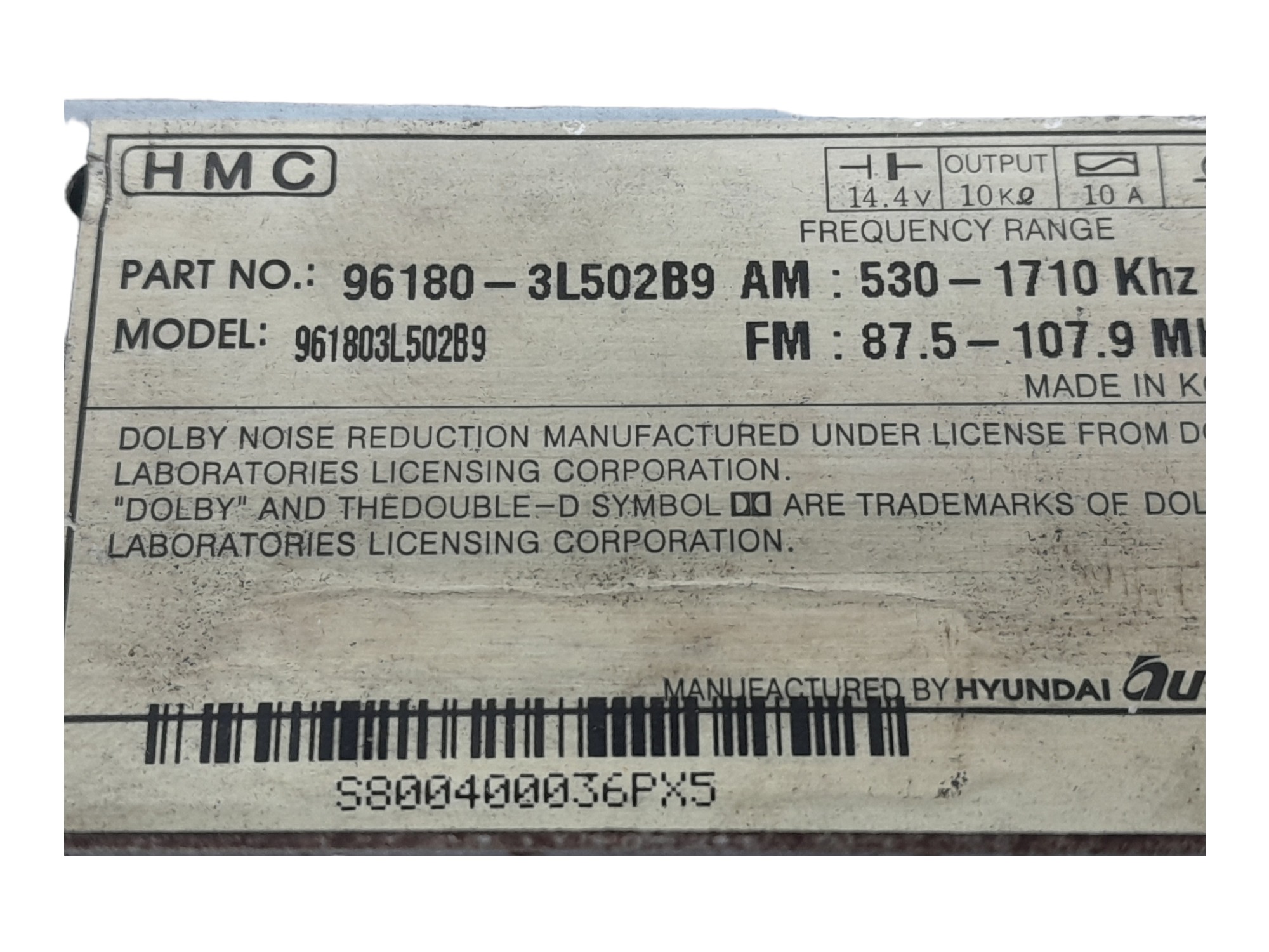 Radio Som Original Hyundai Azera 2008 6
