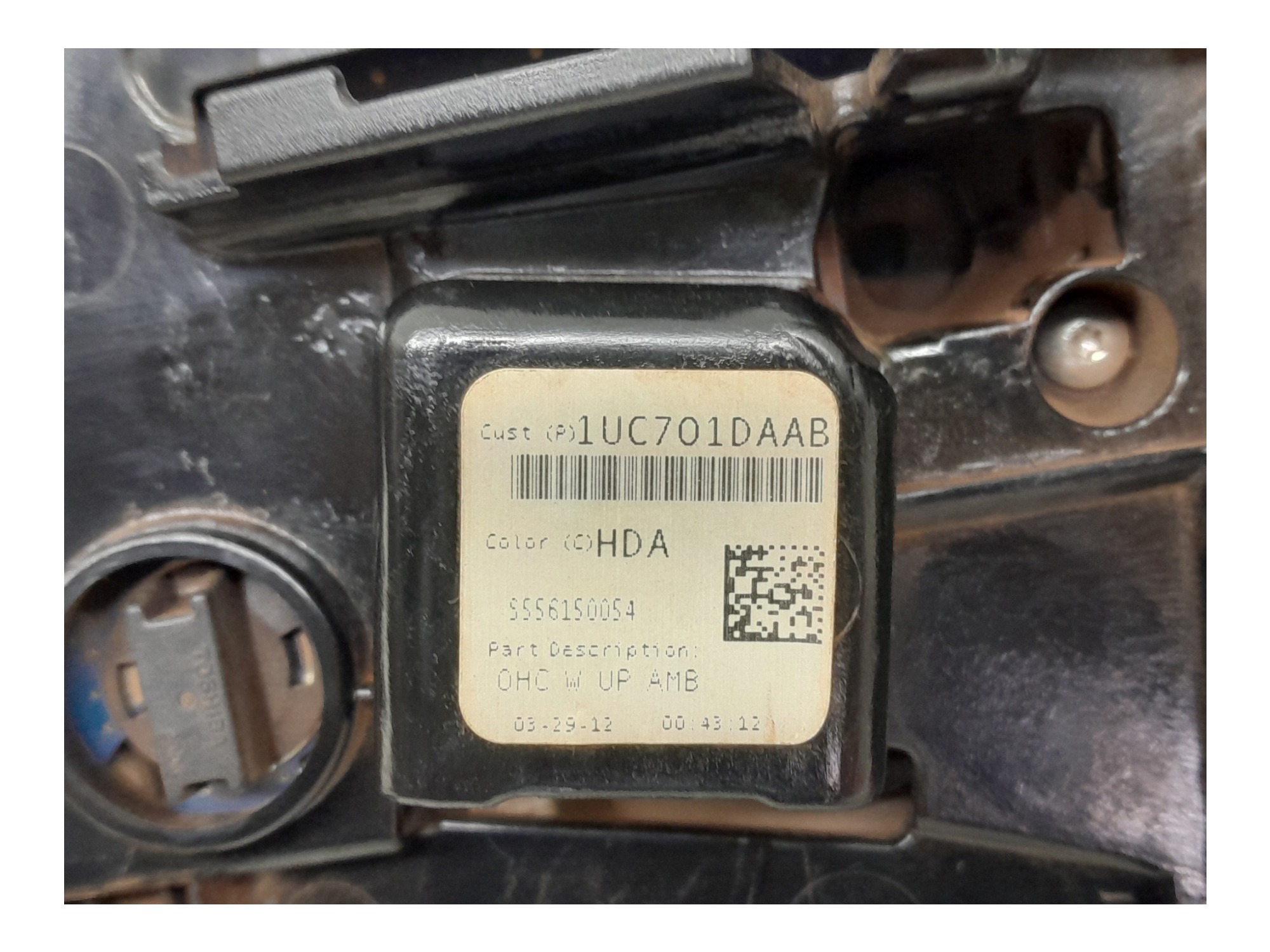 Luz Teto Porta Oculos Jeep Grand Cherokee Laredo 2012 7