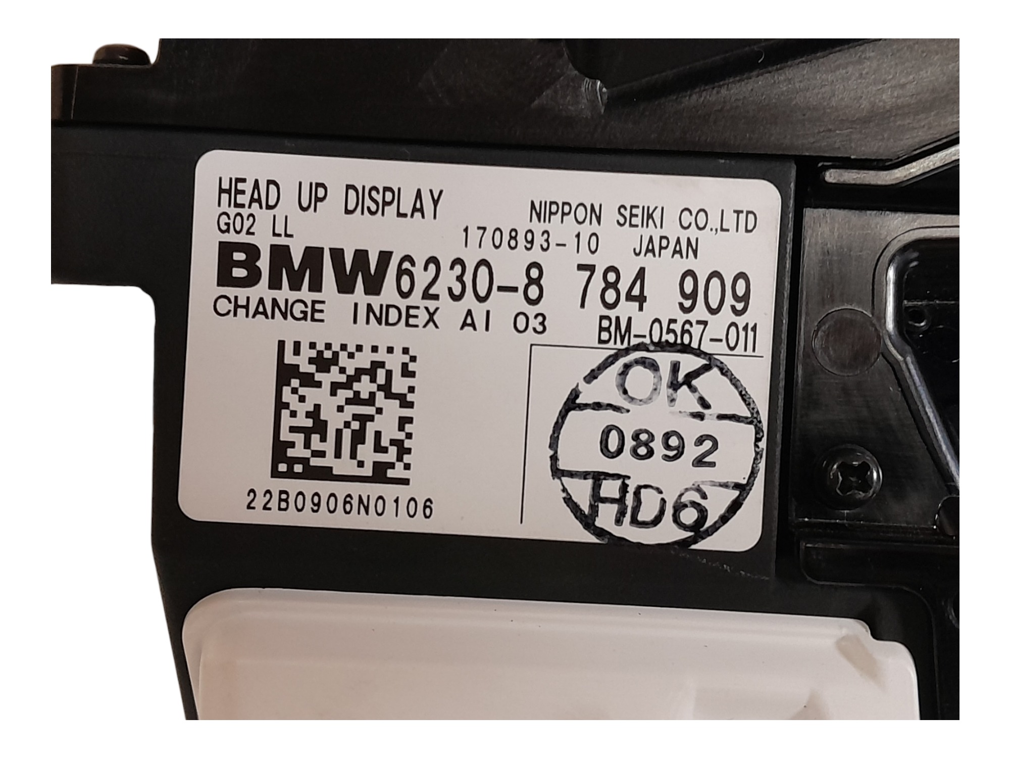 Head Up Display Projetor Parabrisa Bmw X4 2023 8