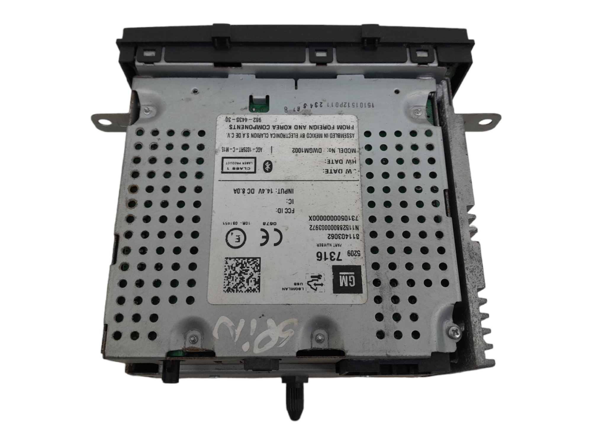 Radio Som Original Chevrolet Spin 2016 5