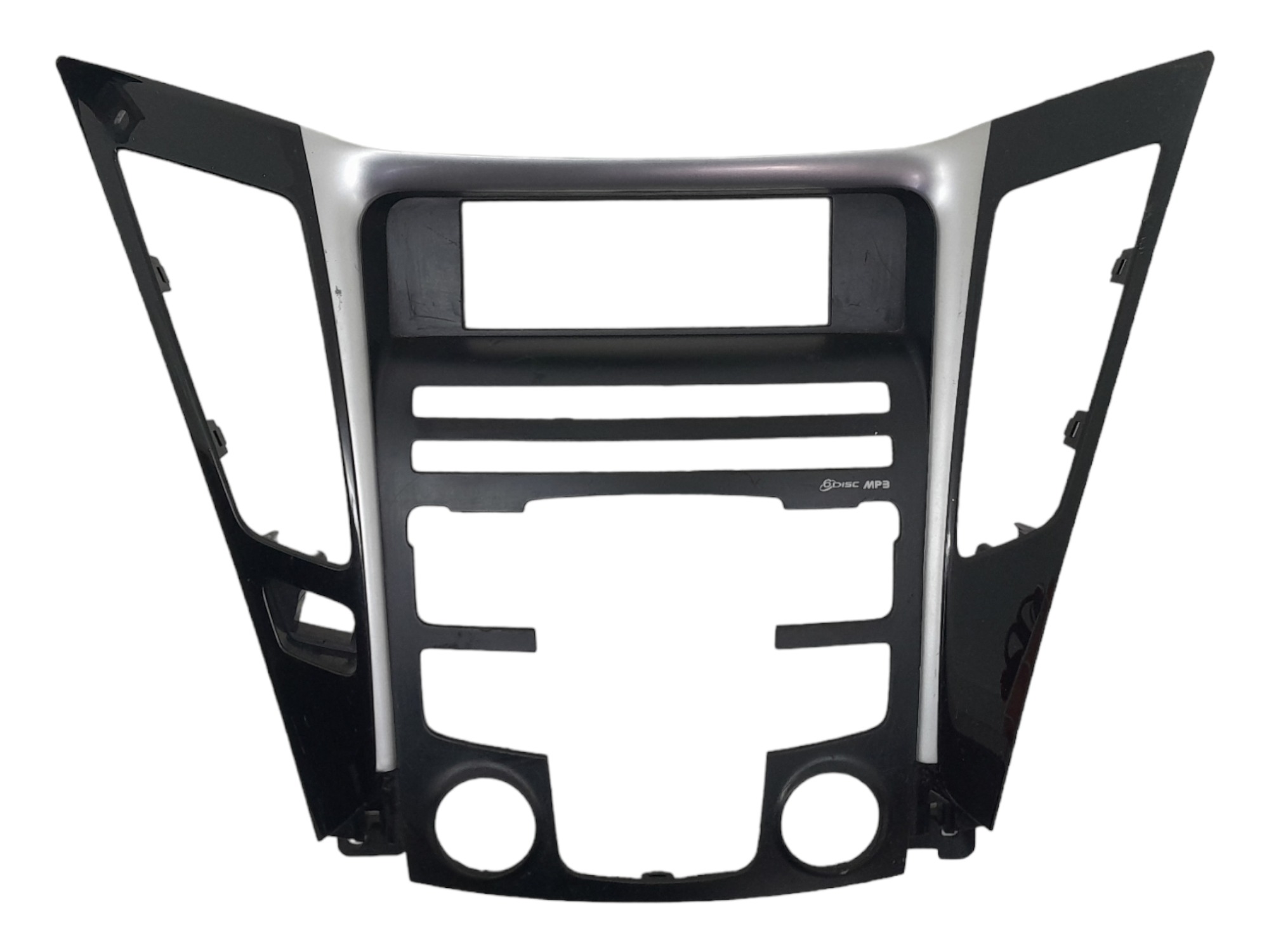 Moldura Central Painel Hyundai Sonata 2011 Preto 1
