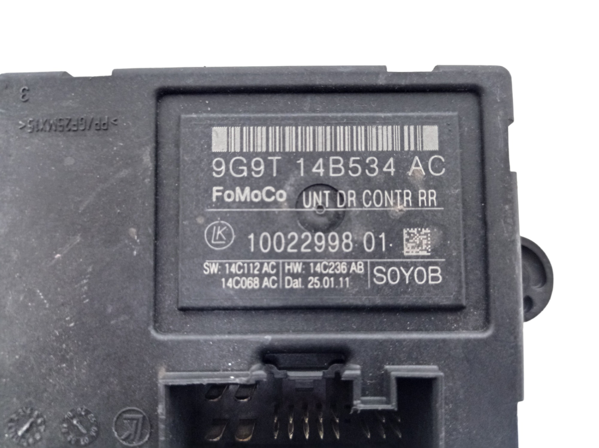 Modulo Porta Traseira Direita Volvo Xc60 T6 2011 4