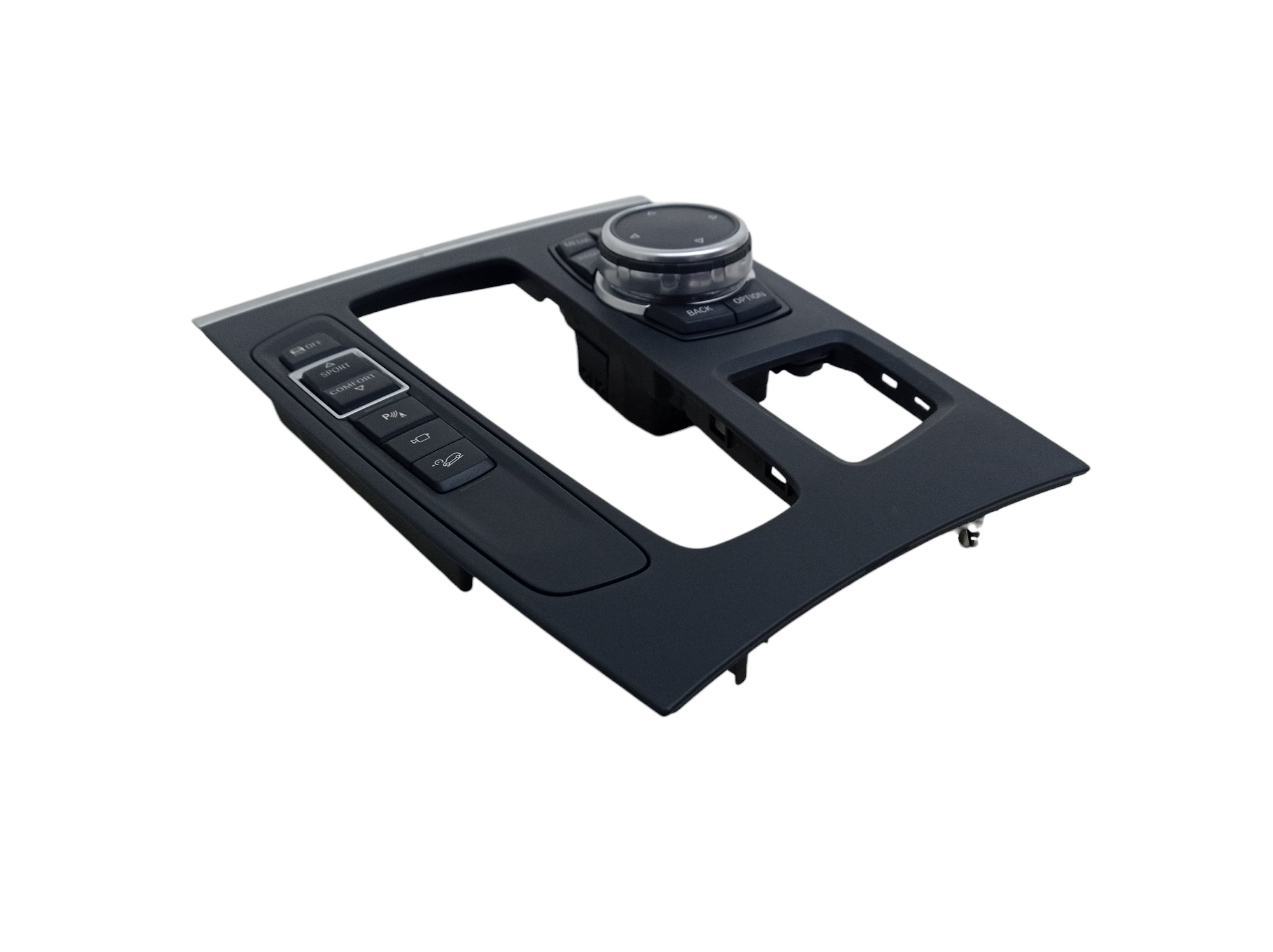 Moldura Console Com Botao Idrive Multimidia Bmw X5 2016 4