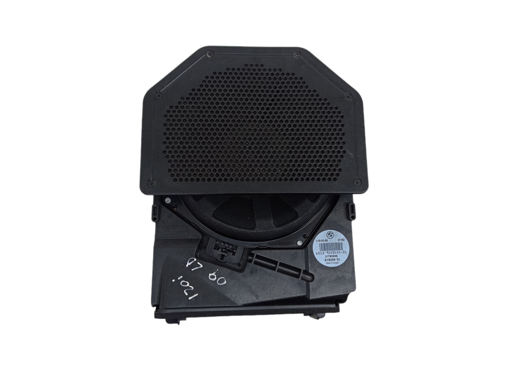 Alto Falante Subwoofer Direito Bmw 120i 2010 Preto 1