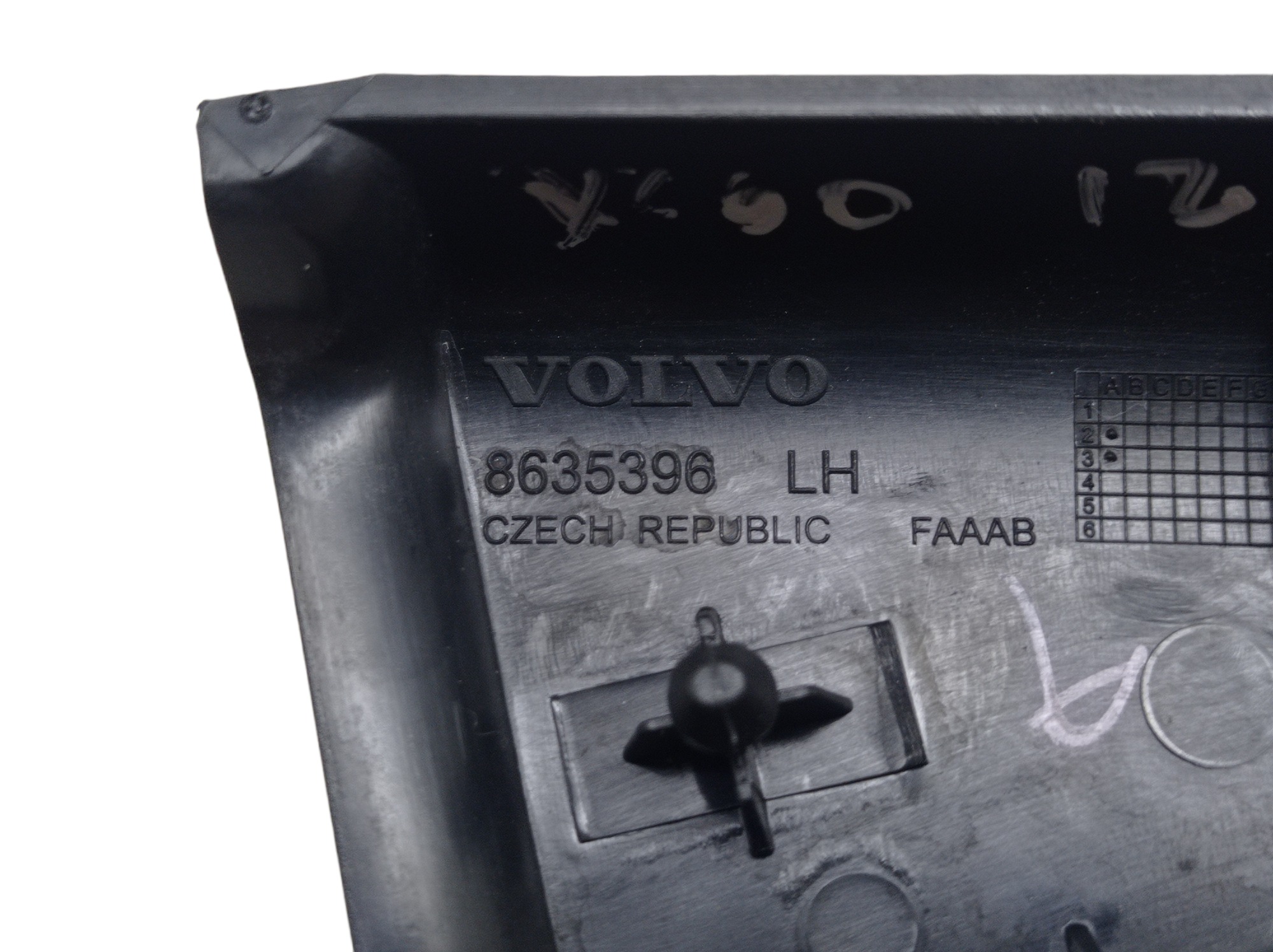 Acabamento Interno Porta Traseira Esquerda Volvo Xc60 2011 – Preto 5