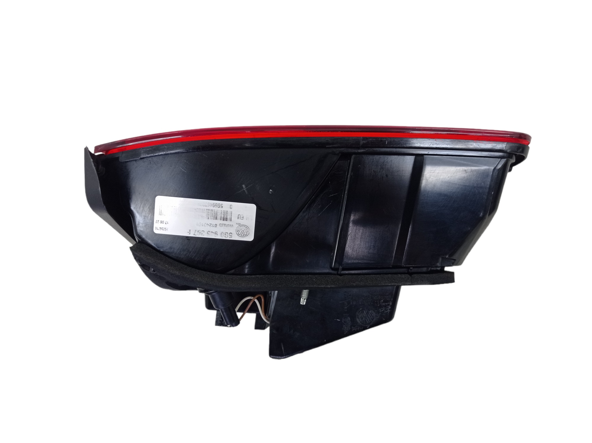 Lanterna Tampa Traseira Esquerda Volkswagen Golf 2017 Esquerdo Vermelho 3