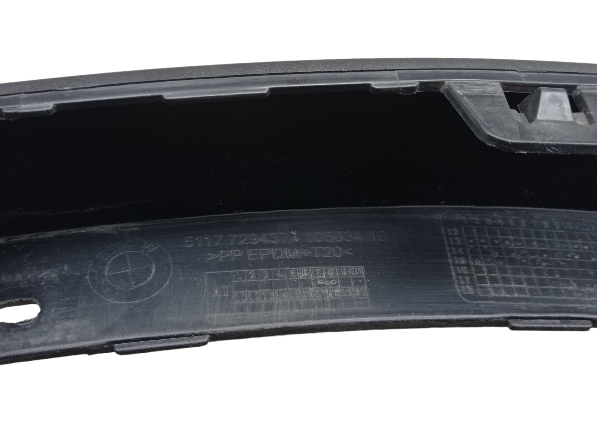 Aplique Externo Lateral Traseira Esquerda Bmw X5 2016 Preto 5