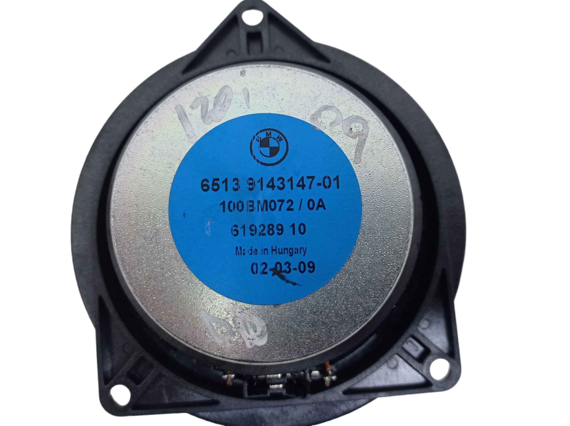 Alto Falante Porta Dianteira Direita Bmw 120i 2010 Preto 4