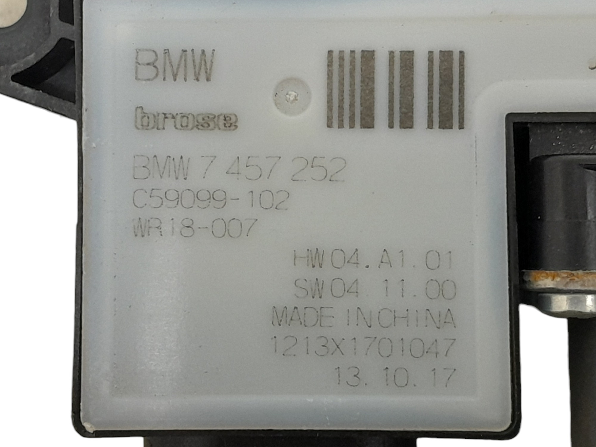 Motor Maquina Vidro Traseiro Direito Bmw X3 Xdrive 30i 2018 6