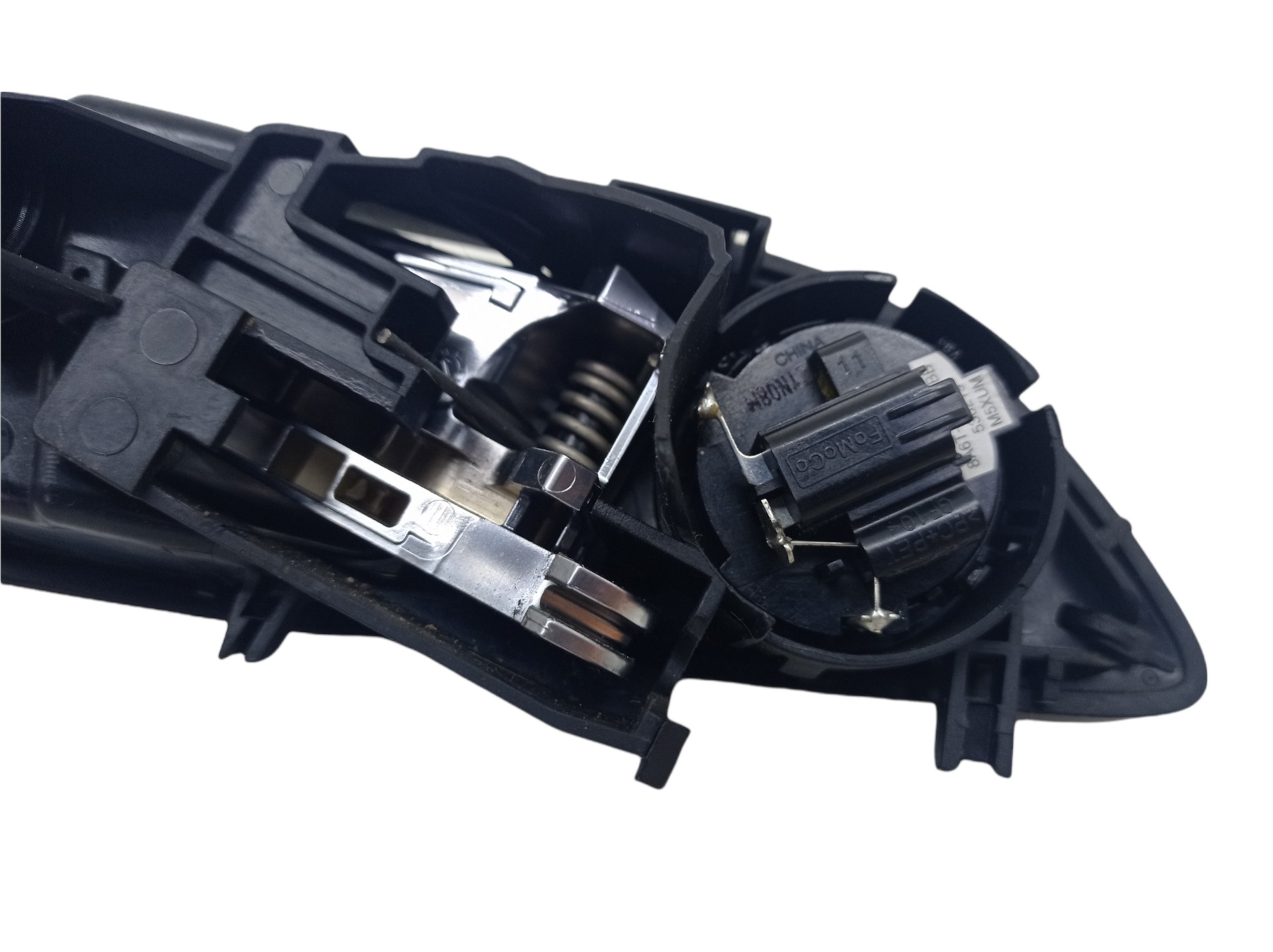 Macaneta Interna Dianteira Esquerda Ford New Fiesta 2014 Cinza E Preto 5