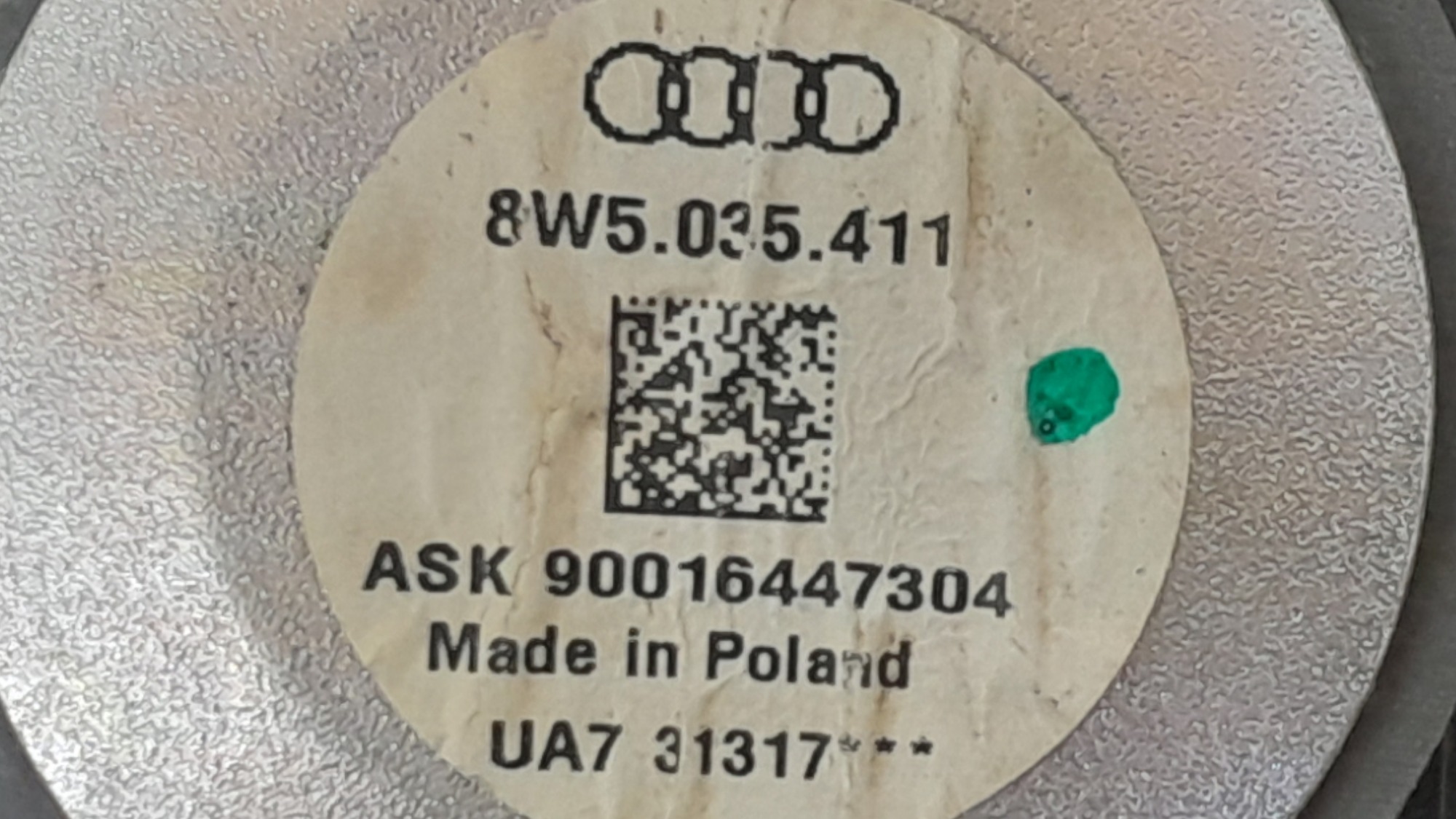 Alto Falante Traseiro Direito Audi A5 2.0 16v Gas Aut 2018 Preto 5
