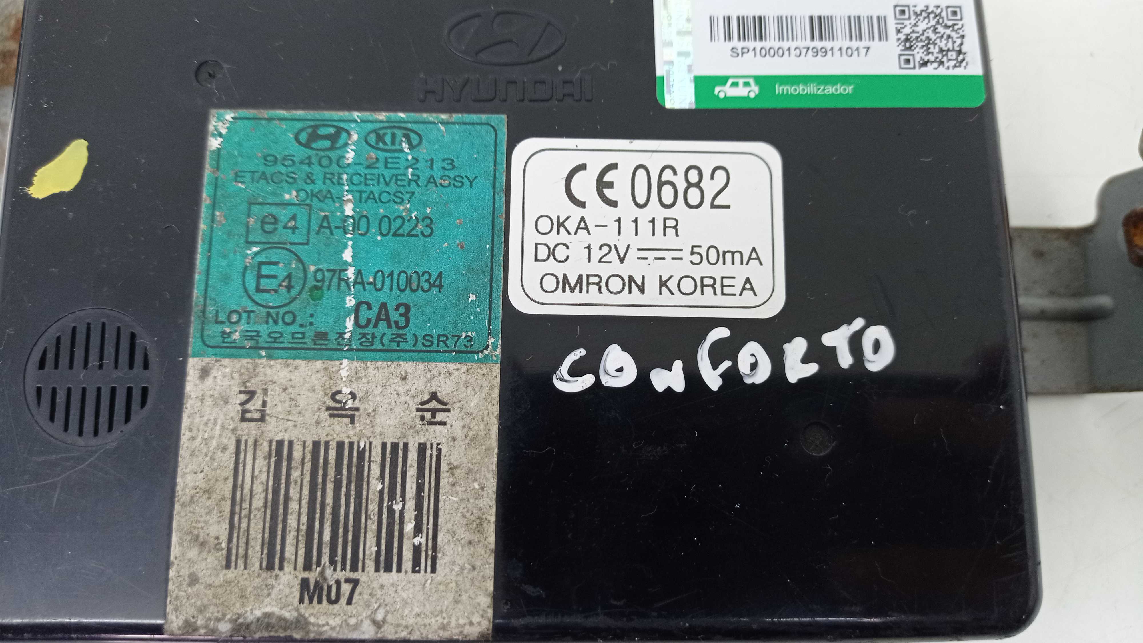 Modulo De Conforto Hyundai Tucson 2.7 V6 2007 4