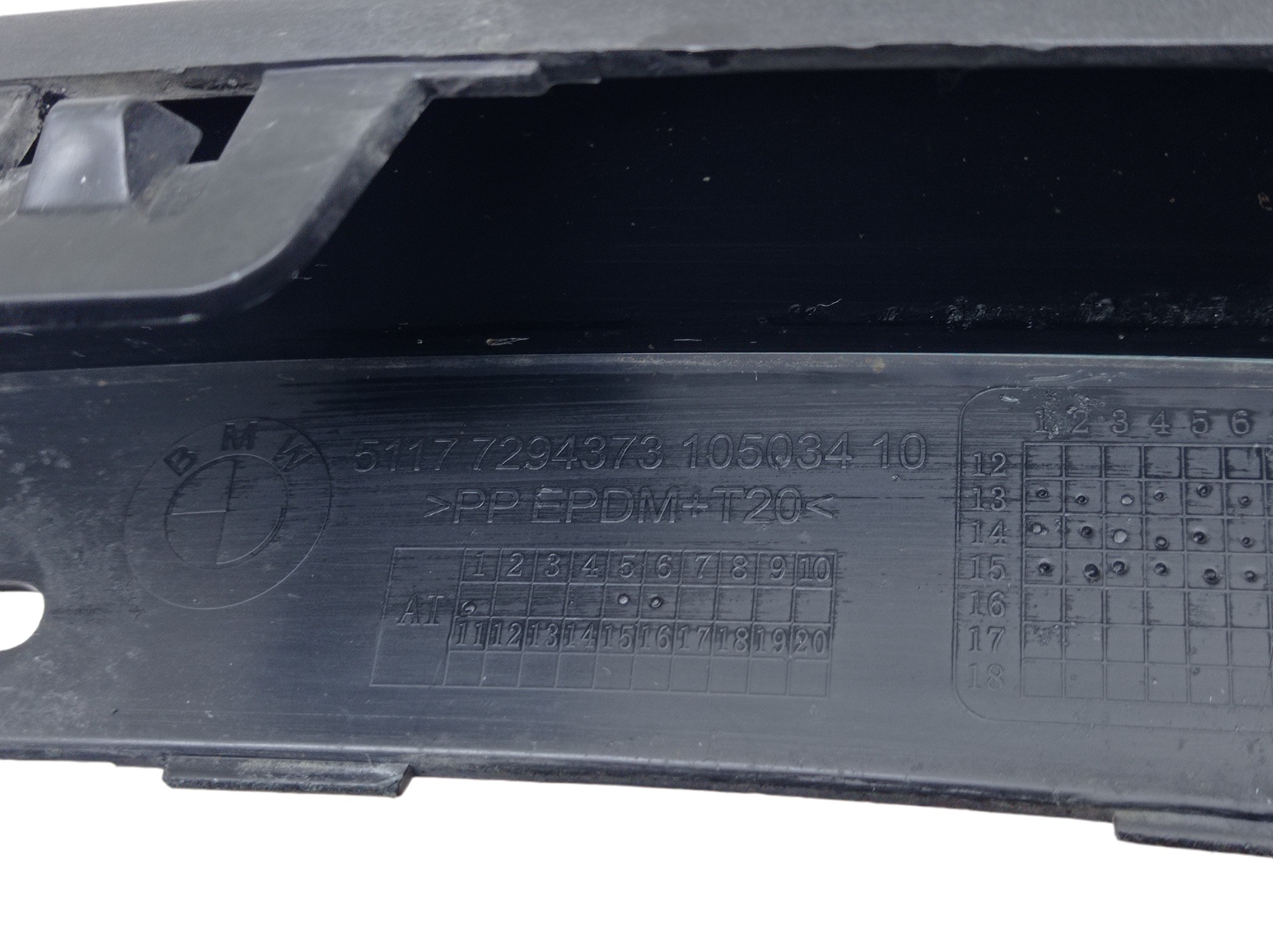 Aplique Externo Paralama Dianteiro Esquerdo Bmw X5 2015 Preto 5