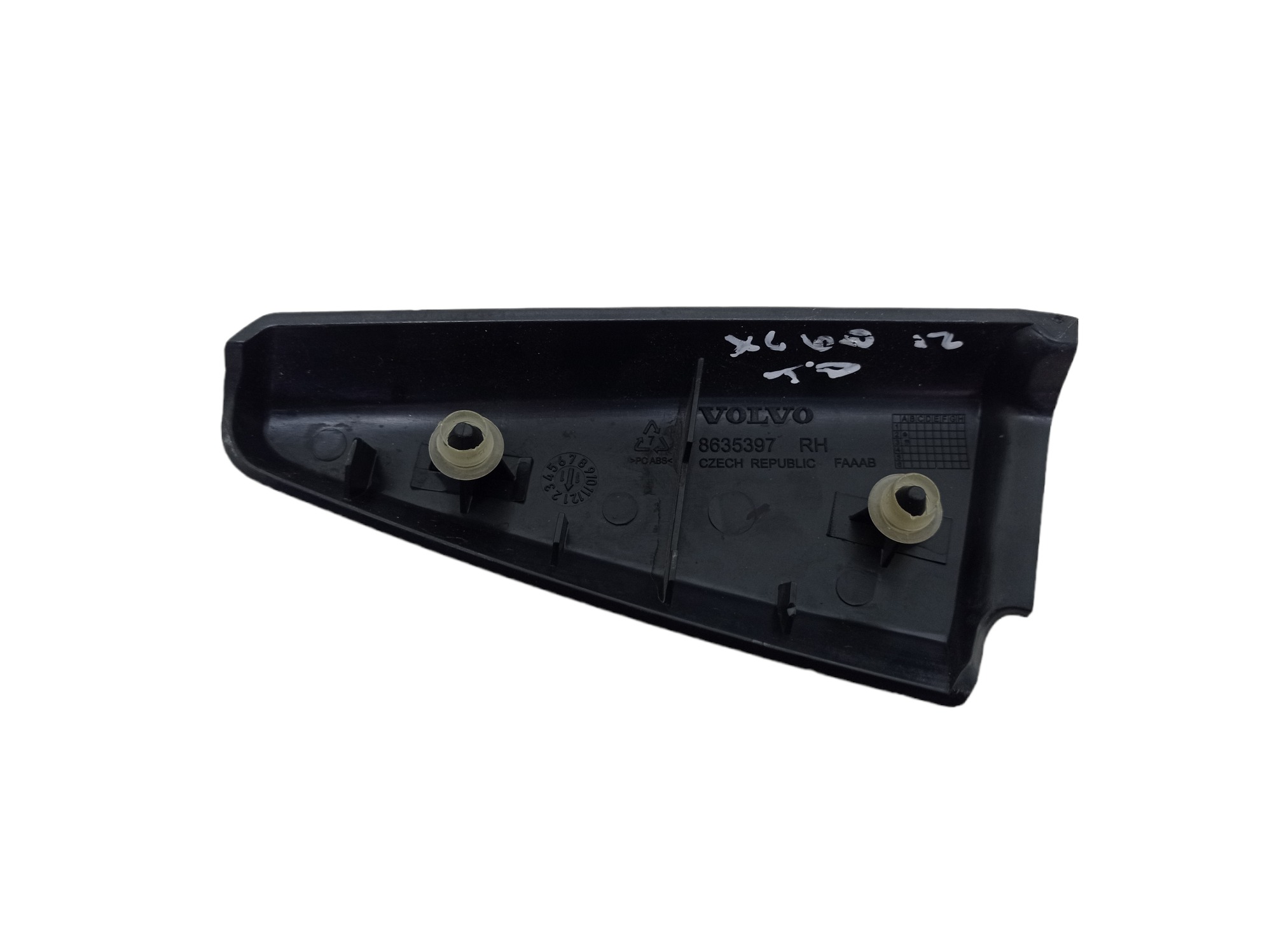 Acabamento Interno Porta Traseira Direita Volvo Xc60 T6 2011 Preto 5