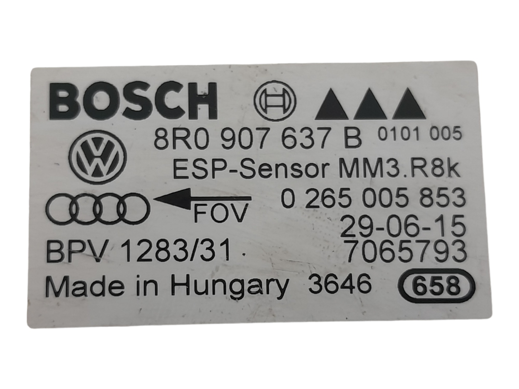 Modulo Sensor Estabilidade Audi A4 Tfsi 1.8 16v 2016 7