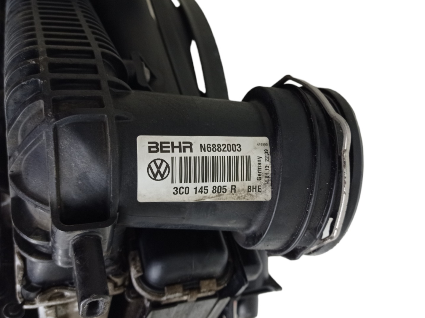 Kit Conjunto Radiador Volkswagen Tiguan 2.0 16v Tsi 2013 6