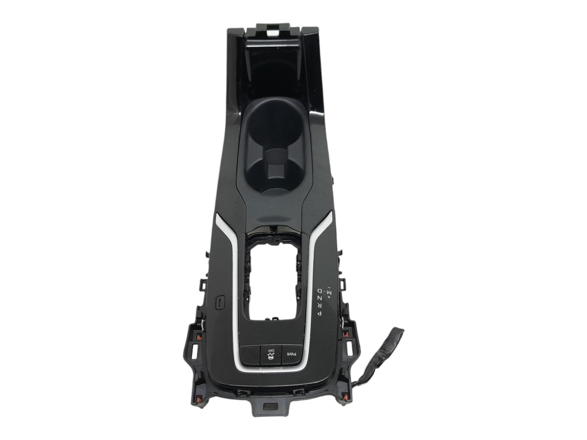 Moldura Trambulador Porta Copos Toyota Corolla Cross 2024 Preto 1